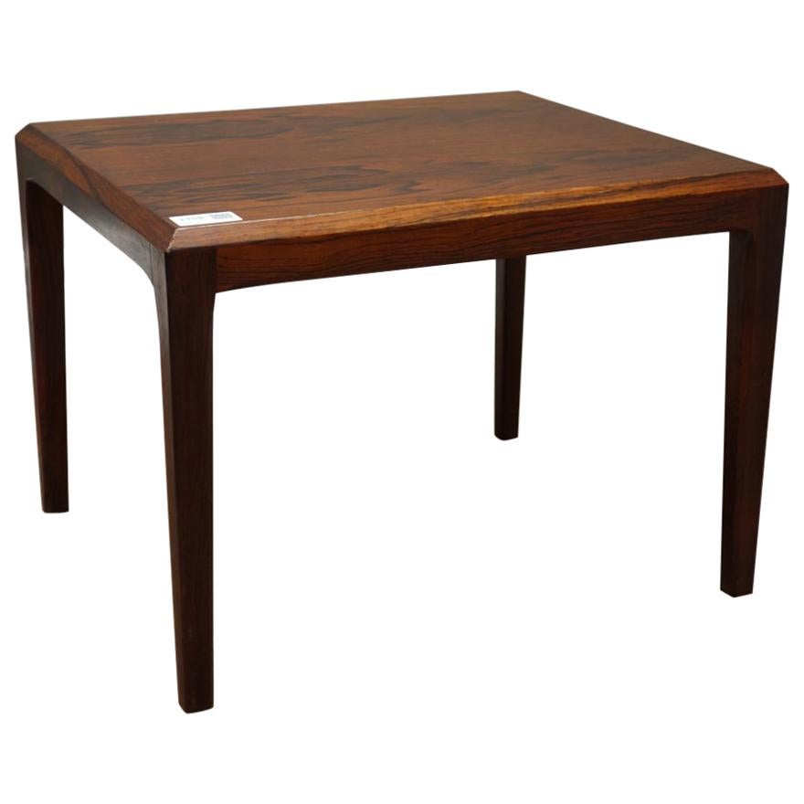 Johannes Andersen for Silkeborg 1960s a Danish Design Rosewood Occasional Table For Sale