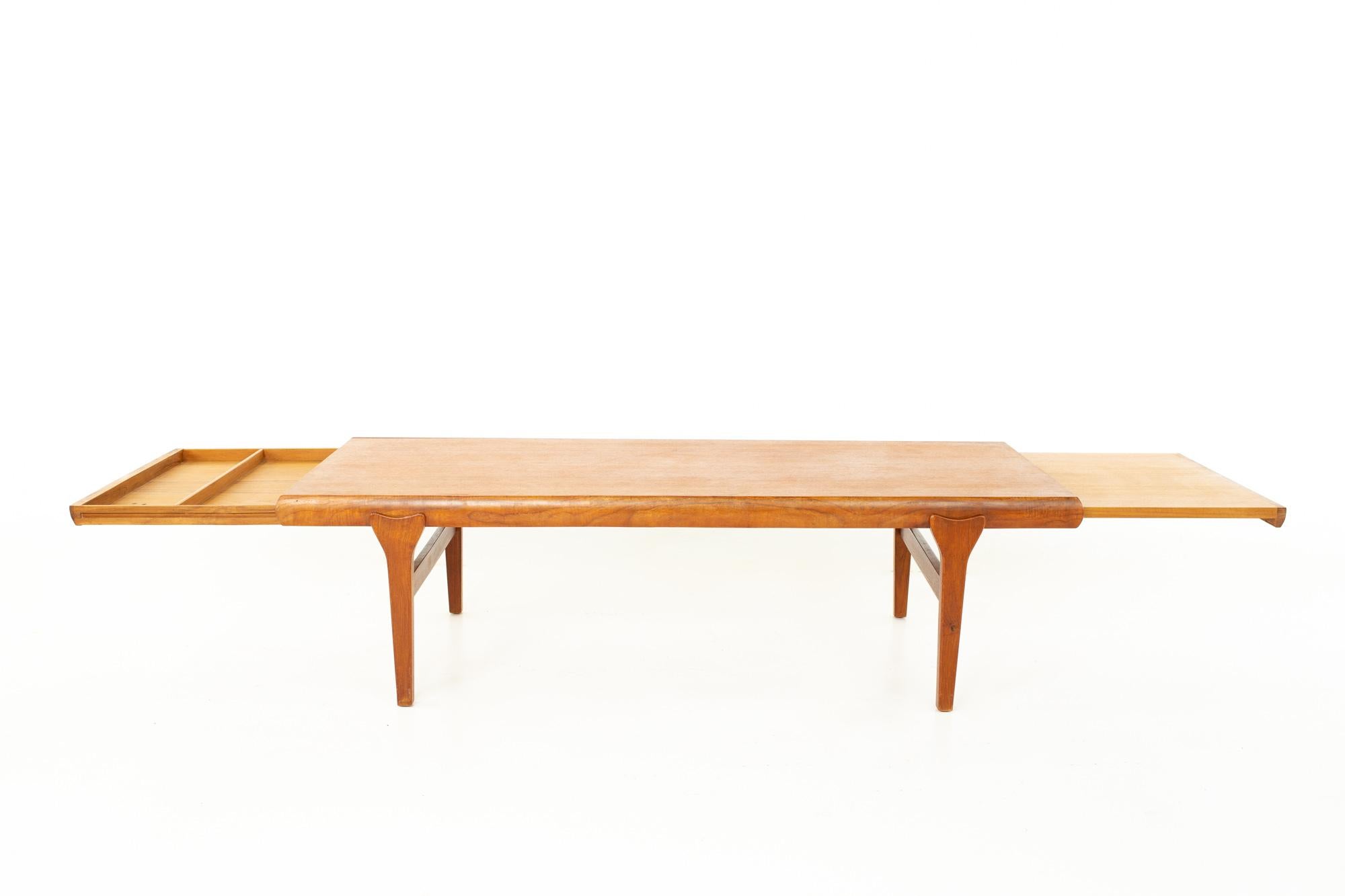 Johannes Andersen for Silkeborg Mid Century Teak Coffee Table 5