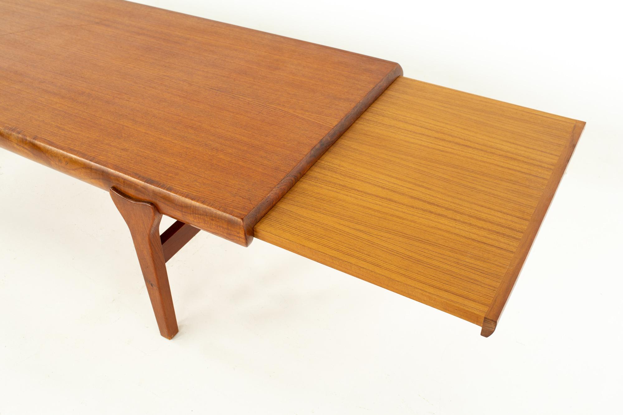 Johannes Andersen for Silkeborg Mid Century Teak Coffee Table 6