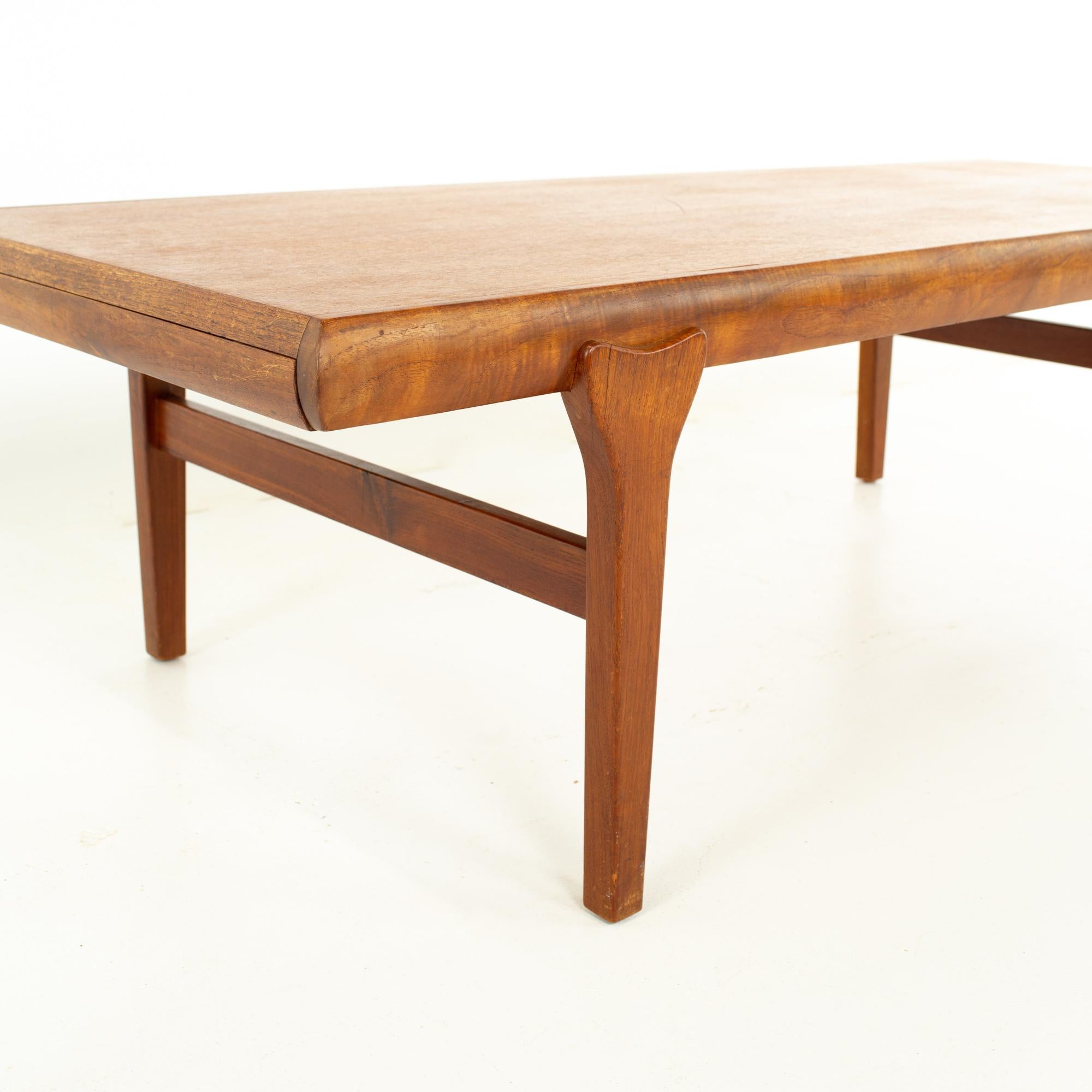 Johannes Andersen for Silkeborg Mid Century Teak Coffee Table 1