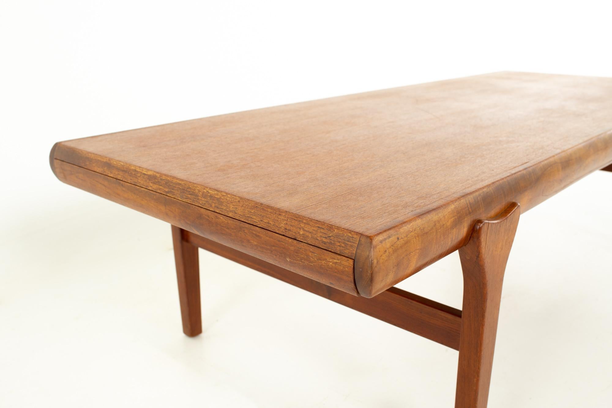 Johannes Andersen for Silkeborg Mid Century Teak Coffee Table 3