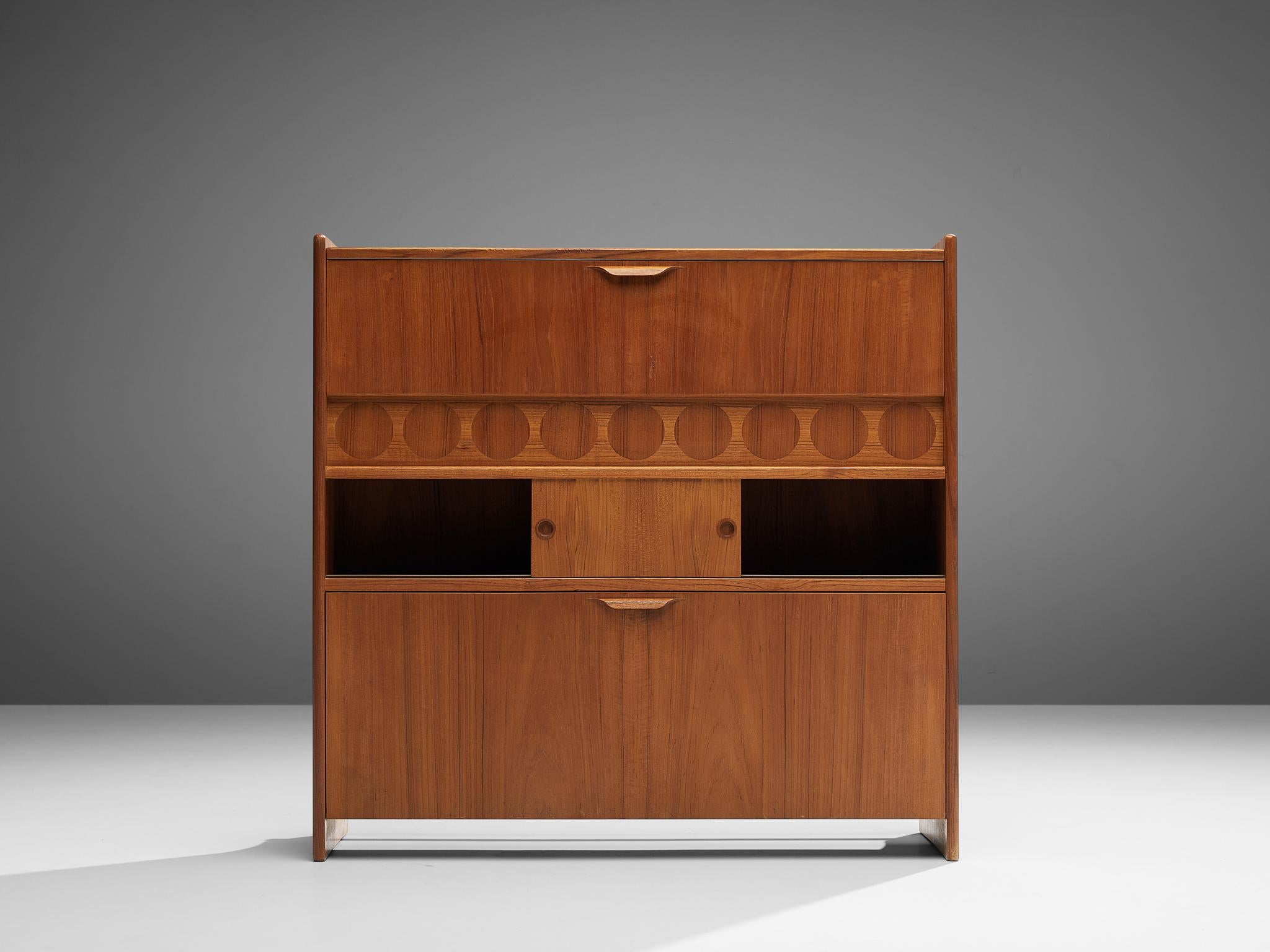 Danish Johannes Andersen for Skaaning & Søn Bar Cabinet in Teak