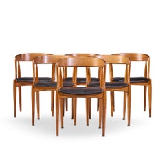Johannes Andersen for Uldum Møbelfabrik Danish Teak Dining Chairs - Set of 6