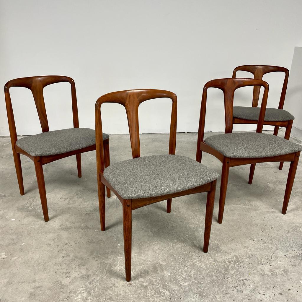Johannes Andersen for Uldum Møbelfabrik Dining Chairs For Sale 3