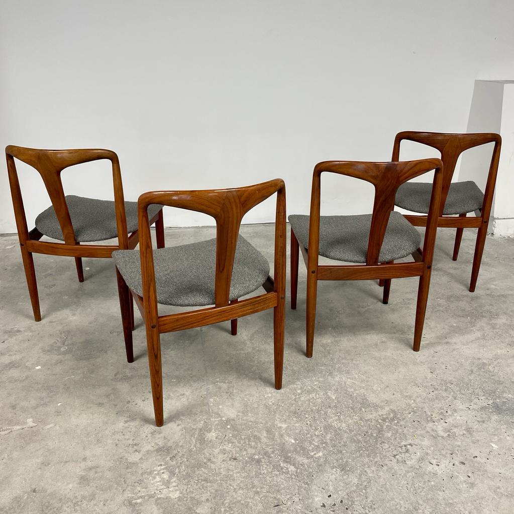 Danish Johannes Andersen for Uldum Møbelfabrik Dining Chairs For Sale