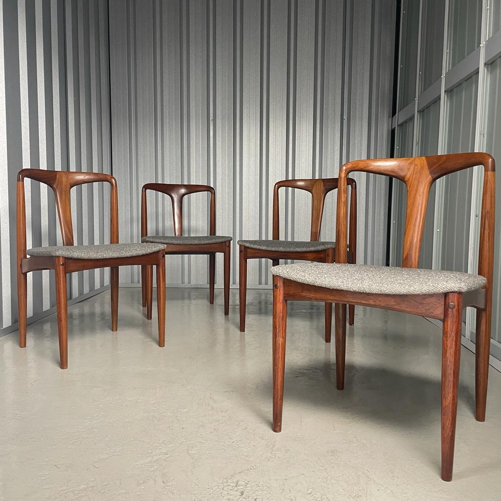 Johannes Andersen for Uldum Møbelfabrik Dining Chairs For Sale 2
