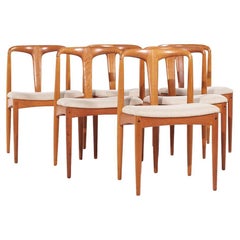 Johannes Andersen for Uldum Mobelfabrik MCM Teak Juliane Chairs – Set of 6