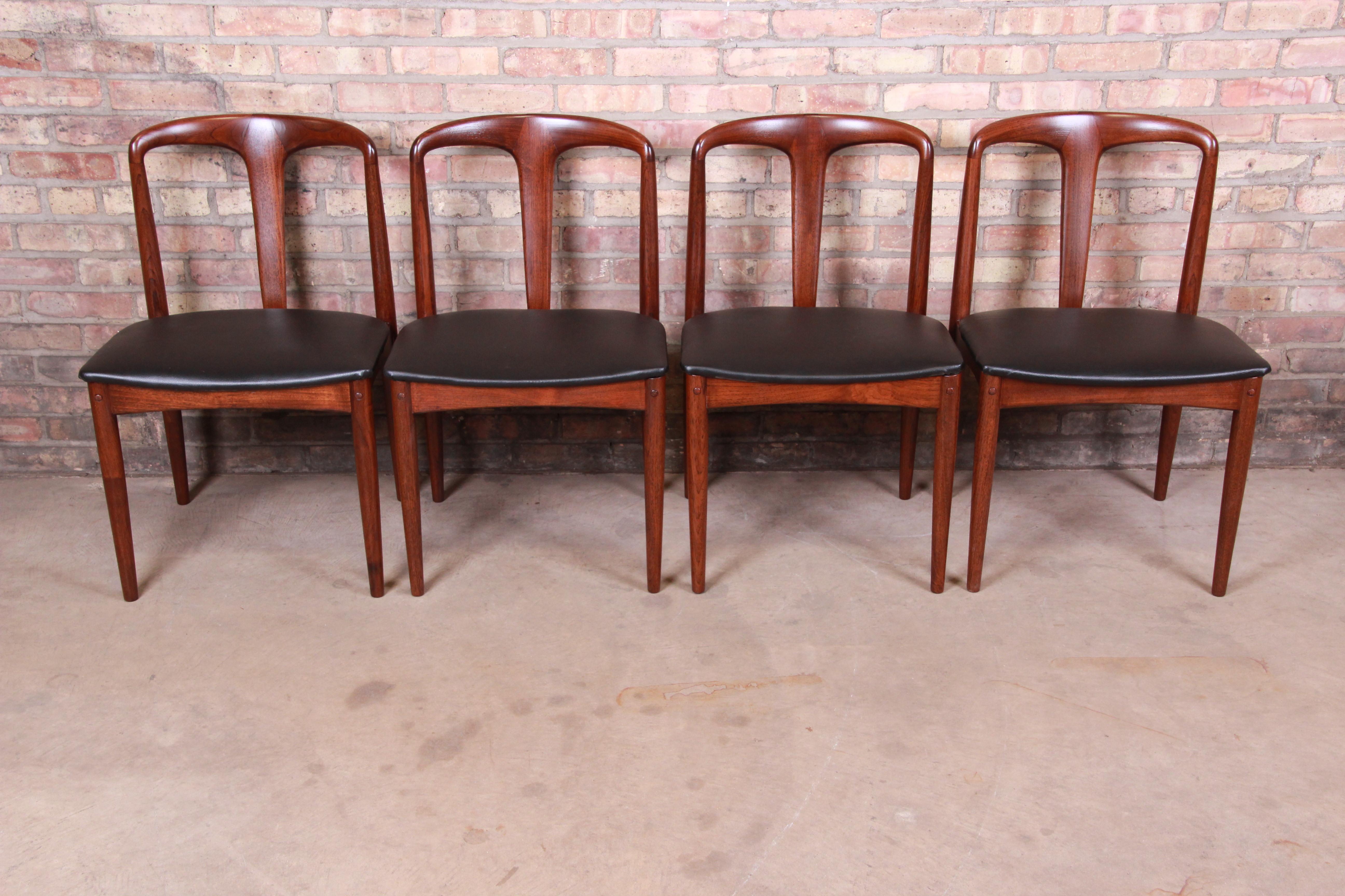 An exceptional set of four midcentury Danish modern 