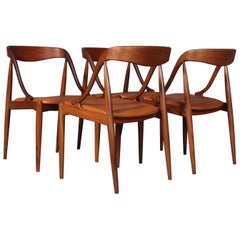 Johannes Andersen four Dining Chairs