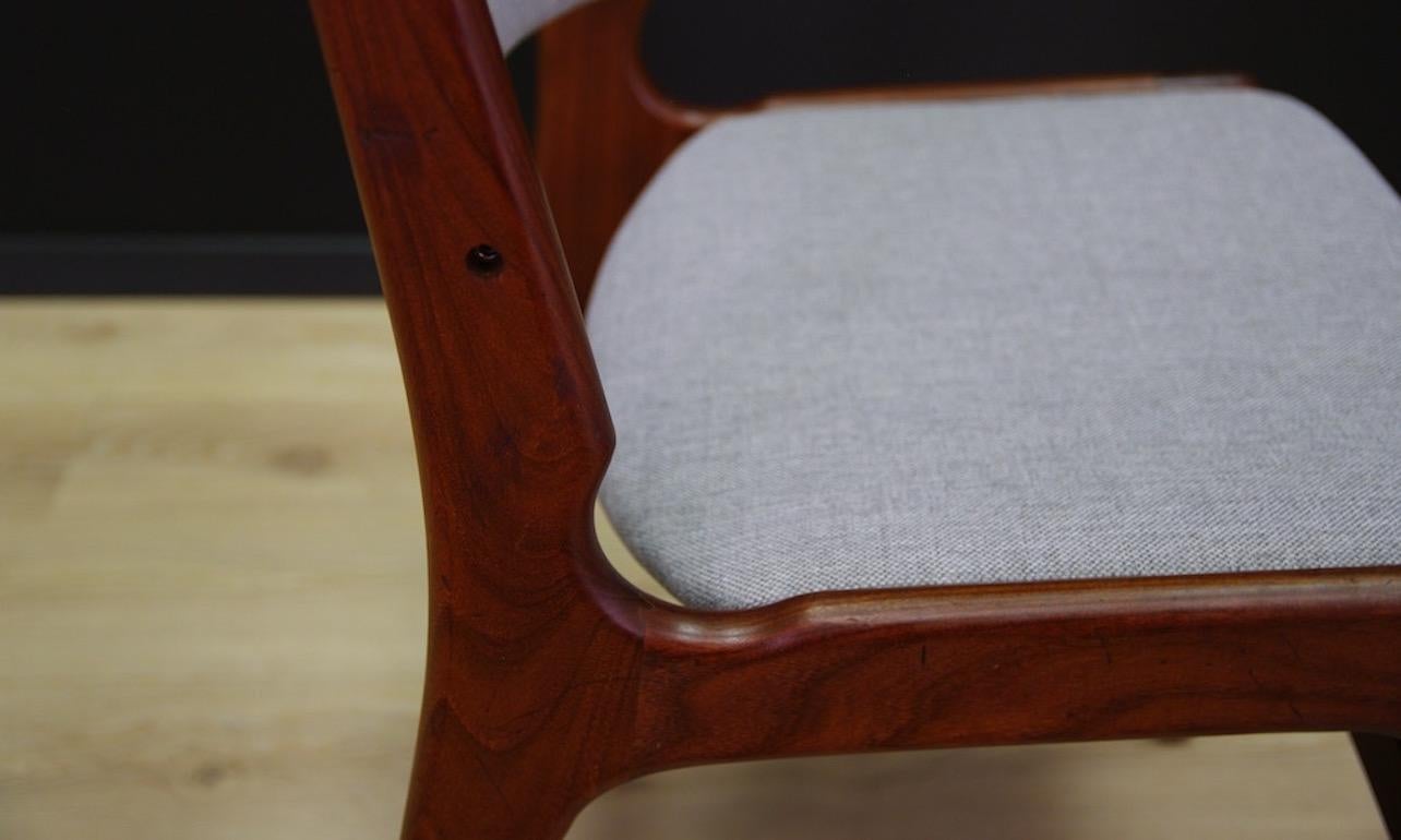 Johannes Andersen Gray Chairs Danish Design Teak Retro, 1960s For Sale 2