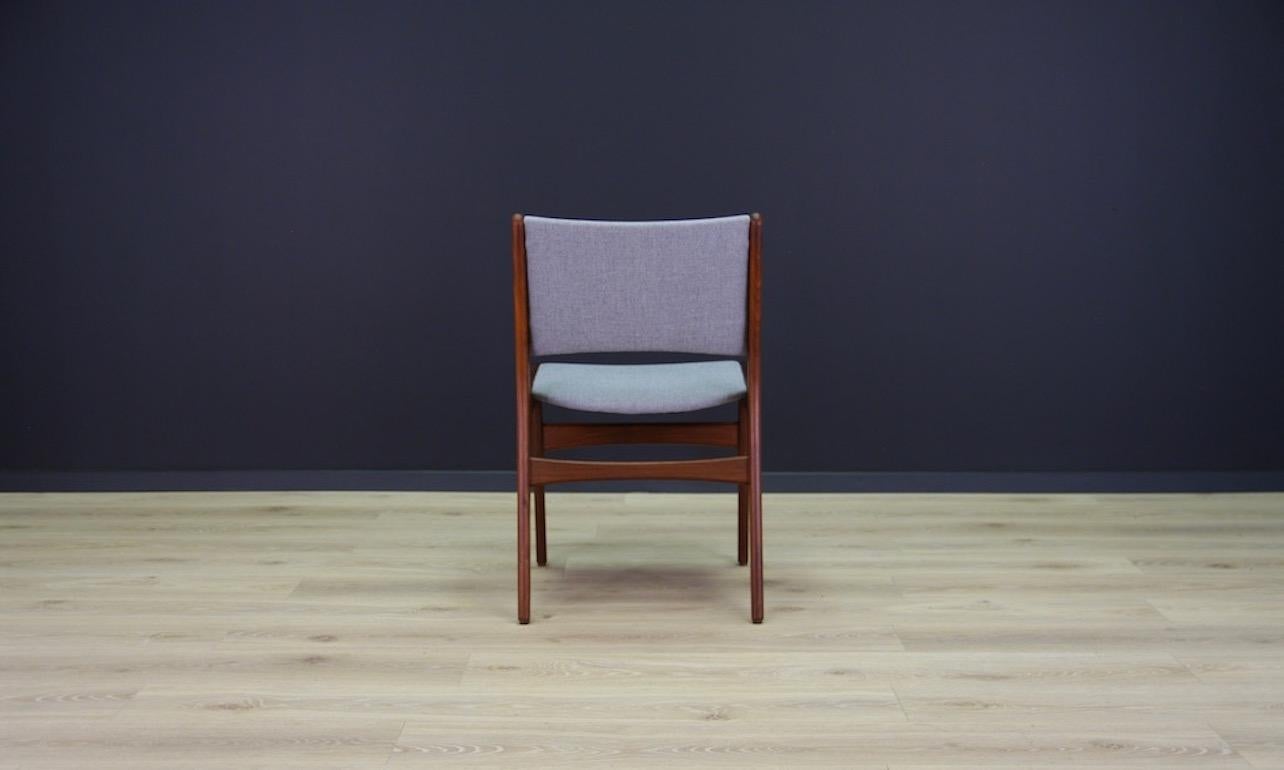 Johannes Andersen Gray Chairs Danish Design Teak Retro, 1960s For Sale 4
