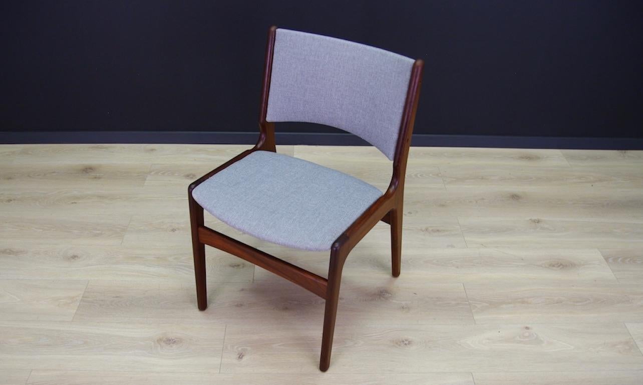Johannes Andersen Gray Chairs Danish Design Teak Retro, 1960s For Sale 6