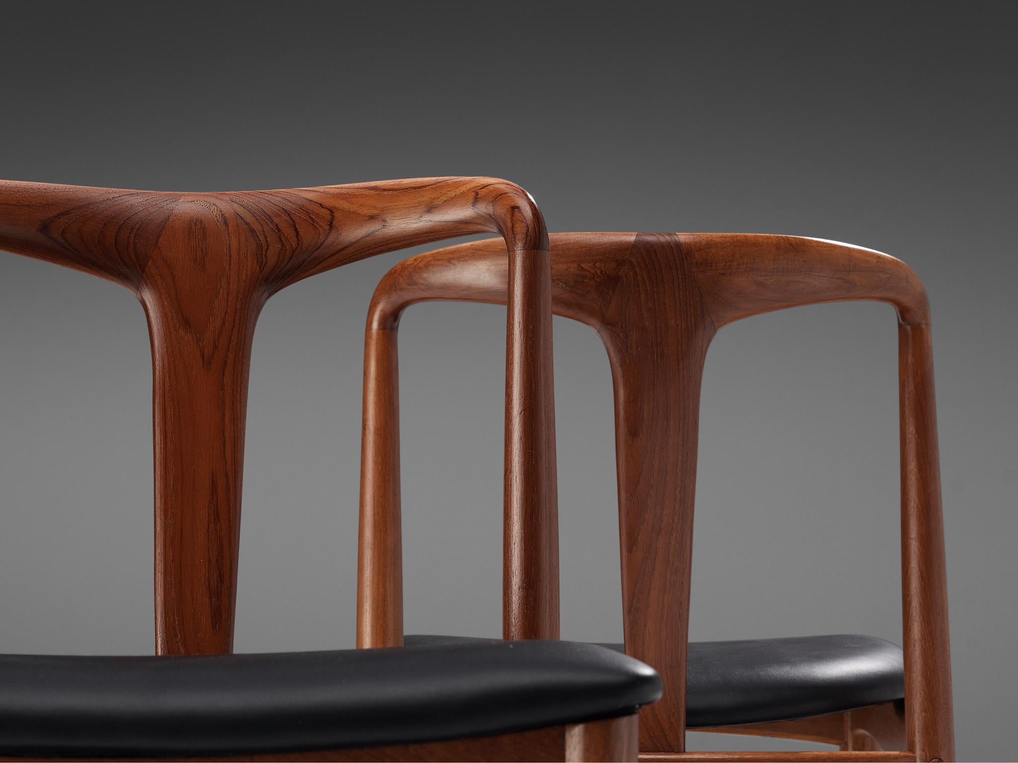 Johannes Andersen 'Juliane' Dining Chairs in Teak 3