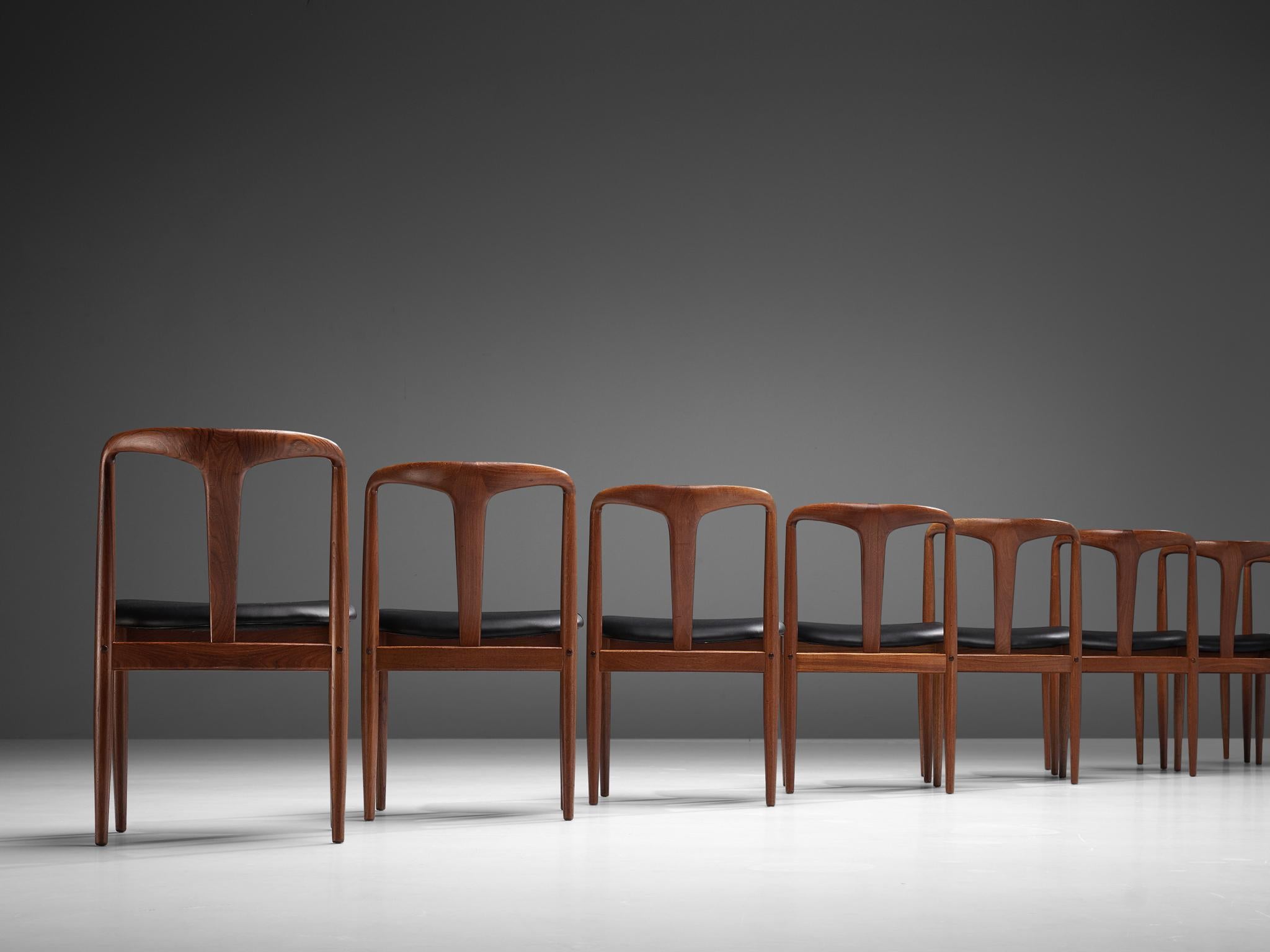 Danish Johannes Andersen 'Juliane' Dining Chairs in Teak