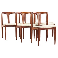 Johannes Andersen Juliane Mid-Century Rosewood Dining Chairs, Set of 6