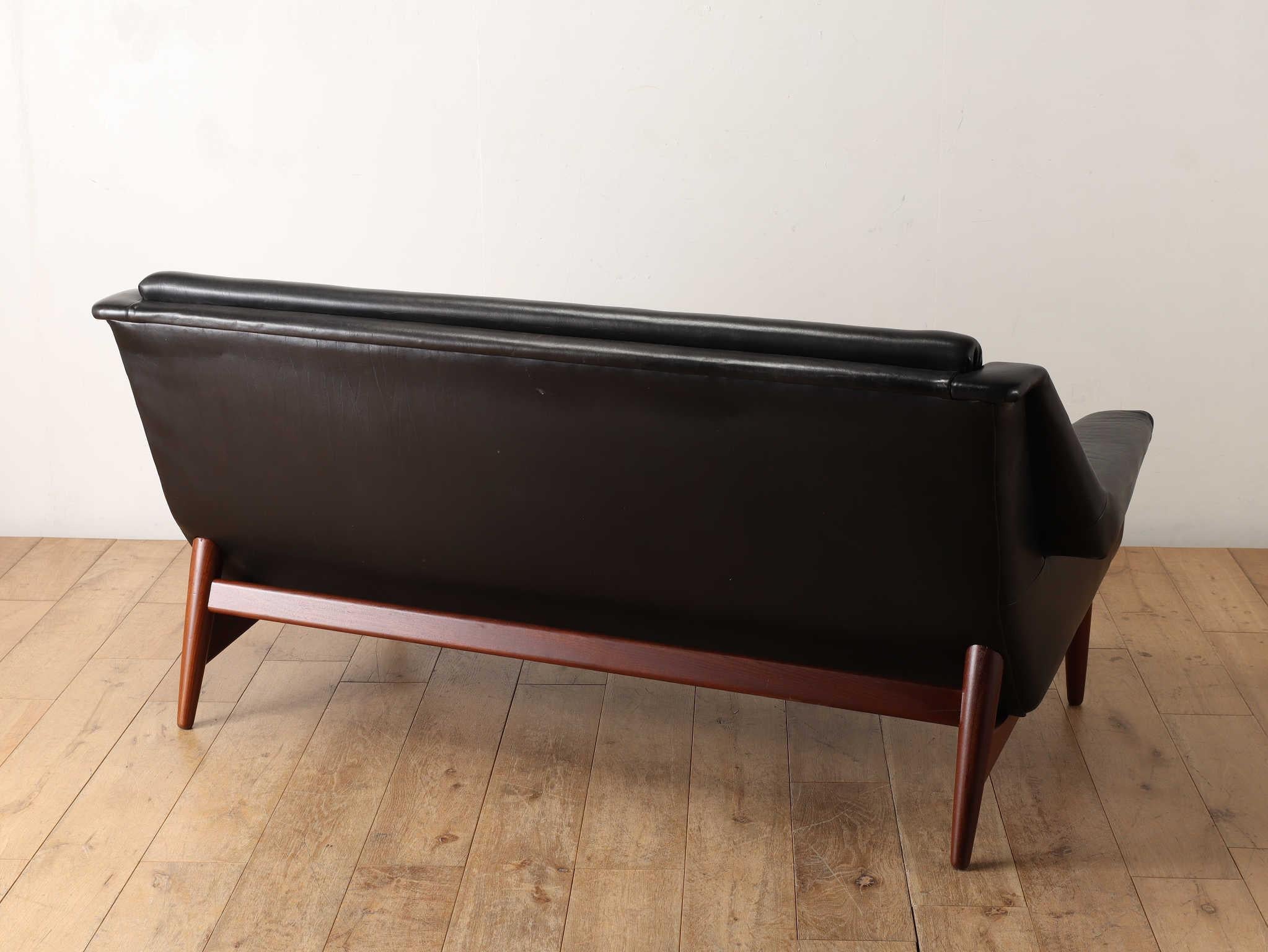 Canapé en cuir Johannes Andersen en vente 8