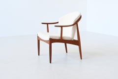 Johannes Andersen lounge chair in teak CFC Silkeborg Denmark 1960