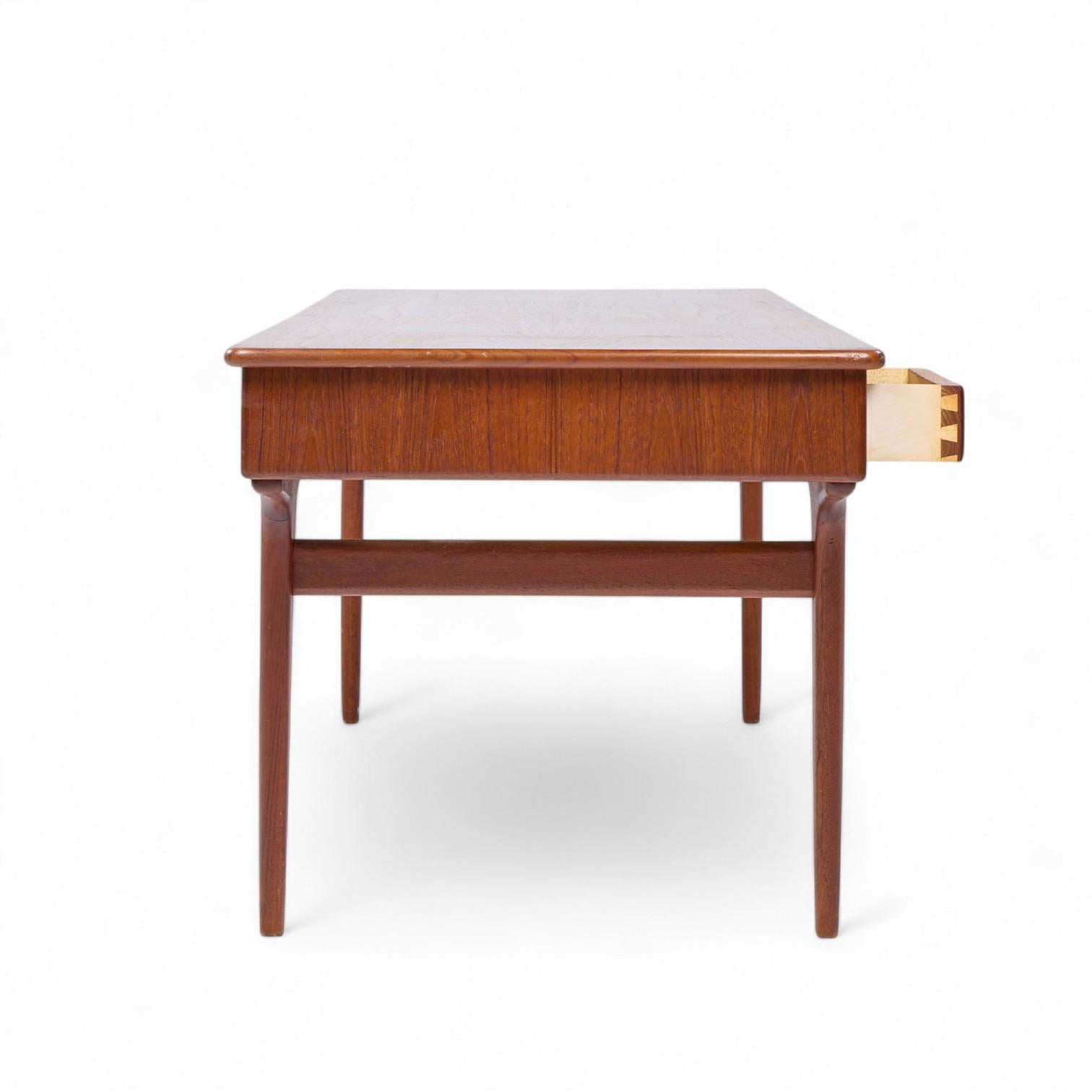 20th Century Johannes Andersen Mid Century Danish Teak Coffee Table For Sale