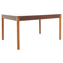 Johannes Andersen Mid Century Expanding Rosewood Dining Table with 2 Leaves