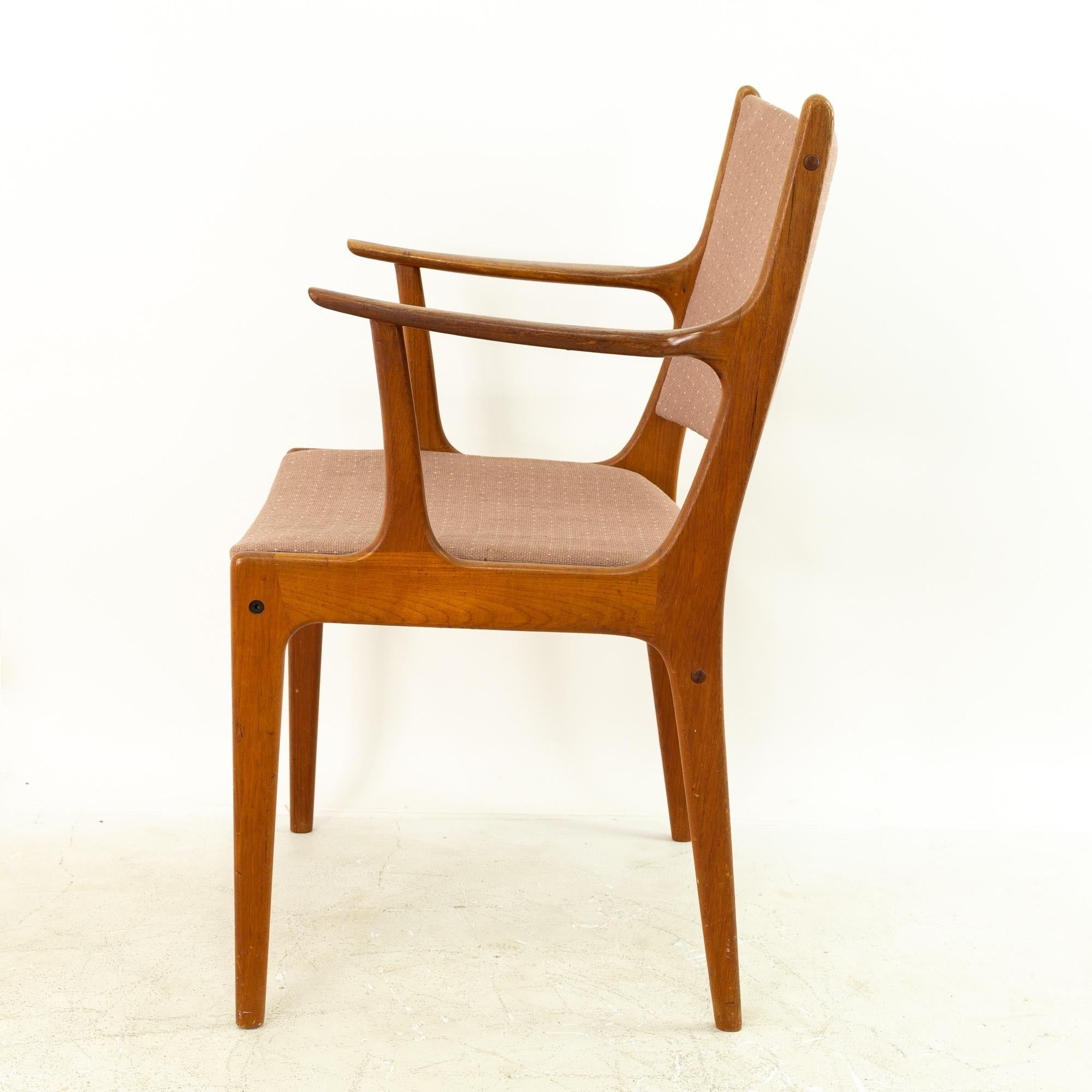 Johannes Andersen for Uldum Mobelfabrik Teak Dining Chairs, Set of 5 6