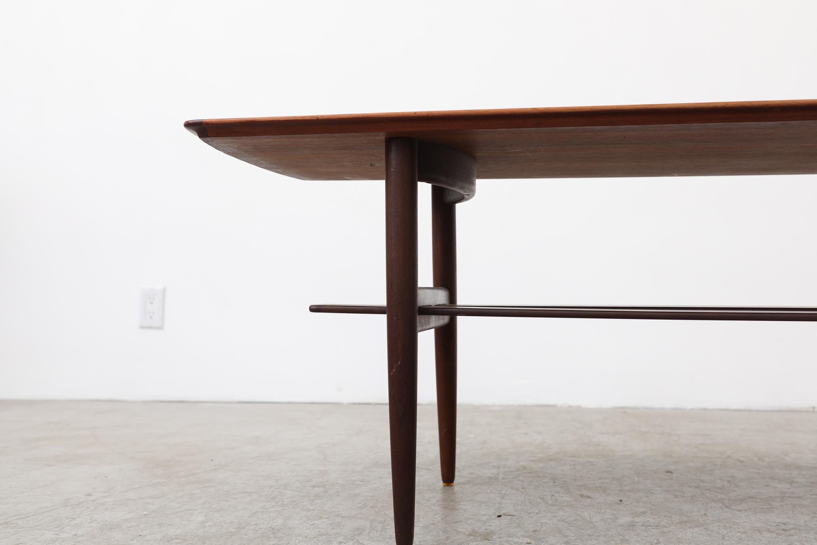 Johannes Andersen Modernist Coffee Table with Lower Shelf 4