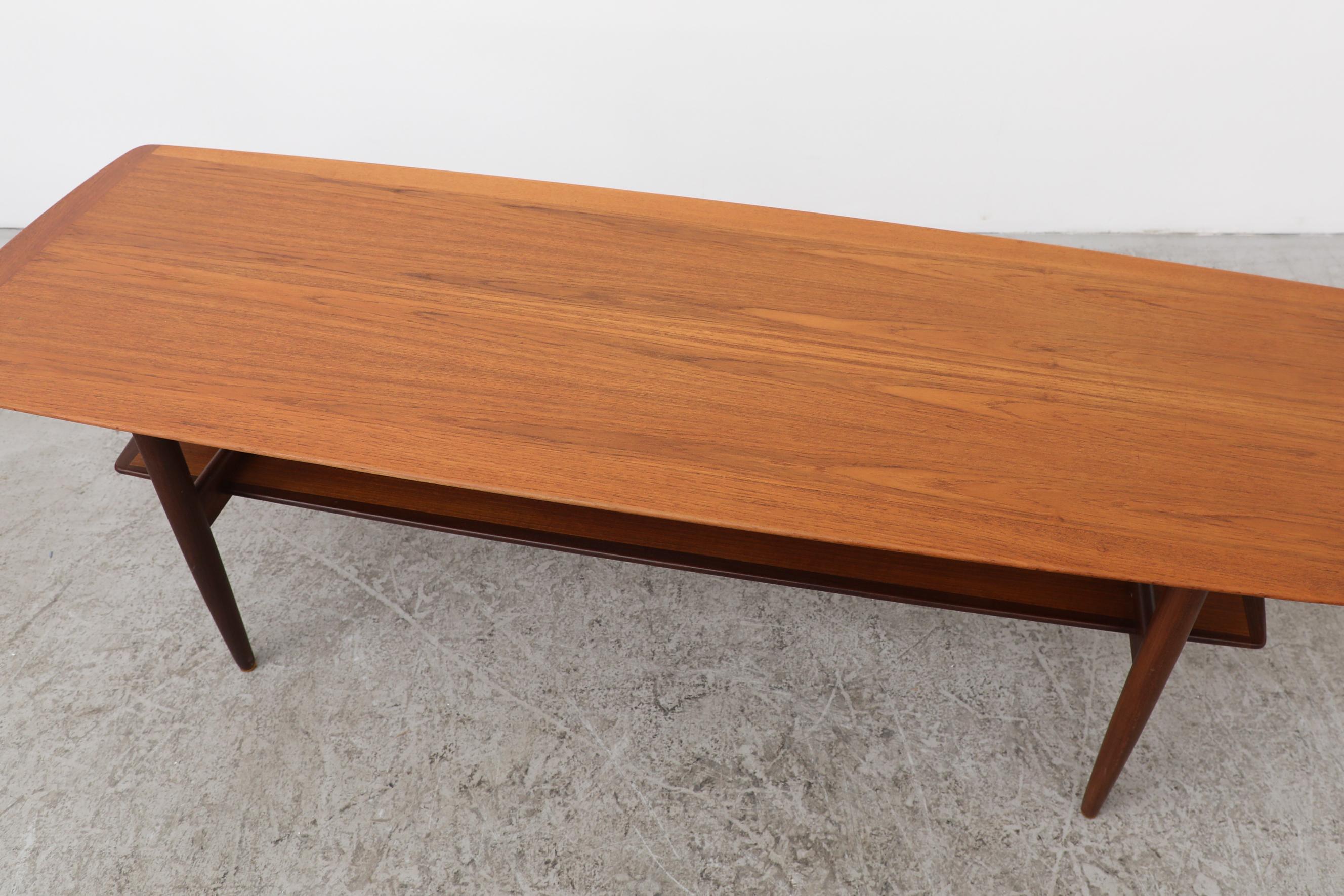 Johannes Andersen Modernist Coffee Table with Lower Shelf 5