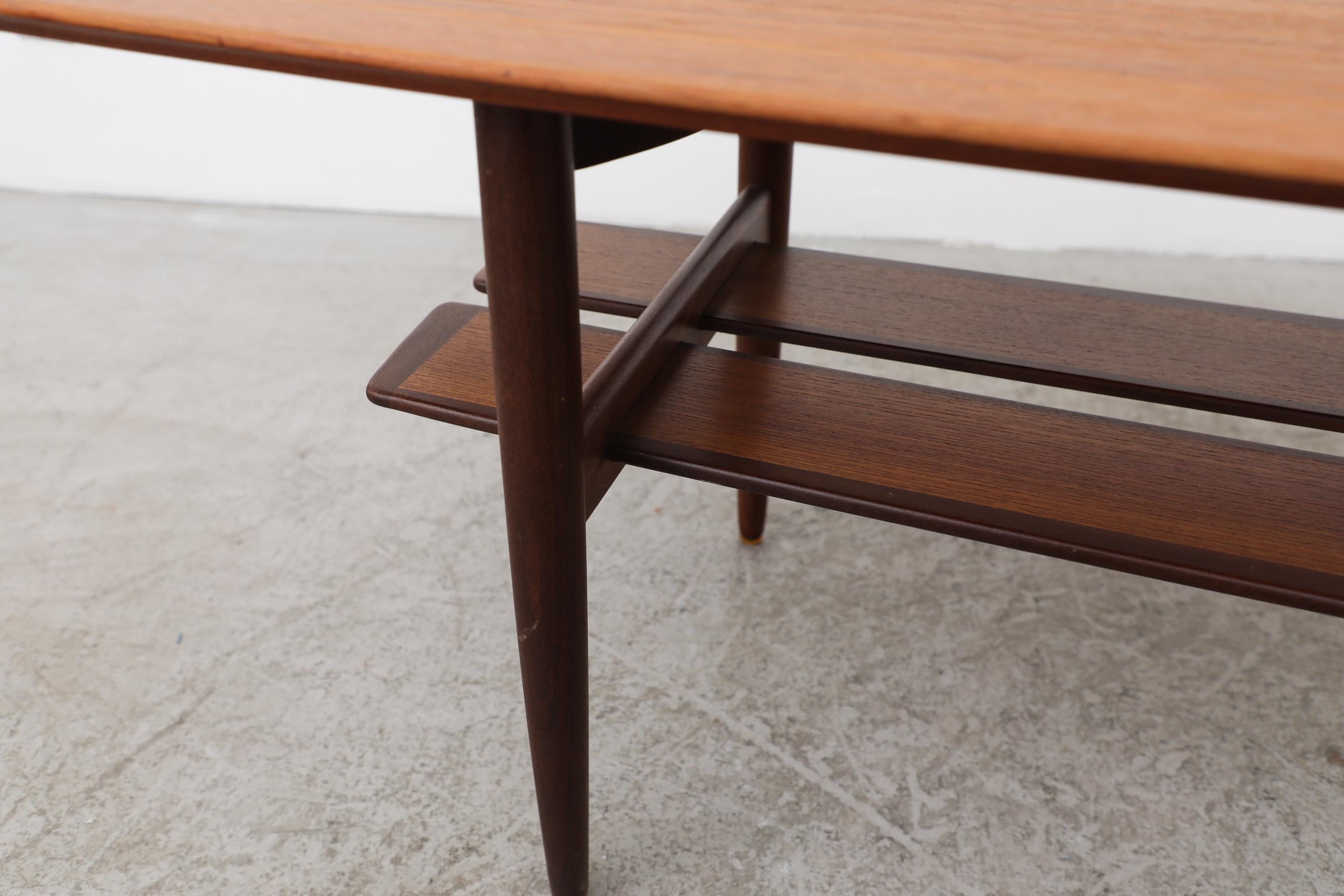 Johannes Andersen Modernist Coffee Table with Lower Shelf 7