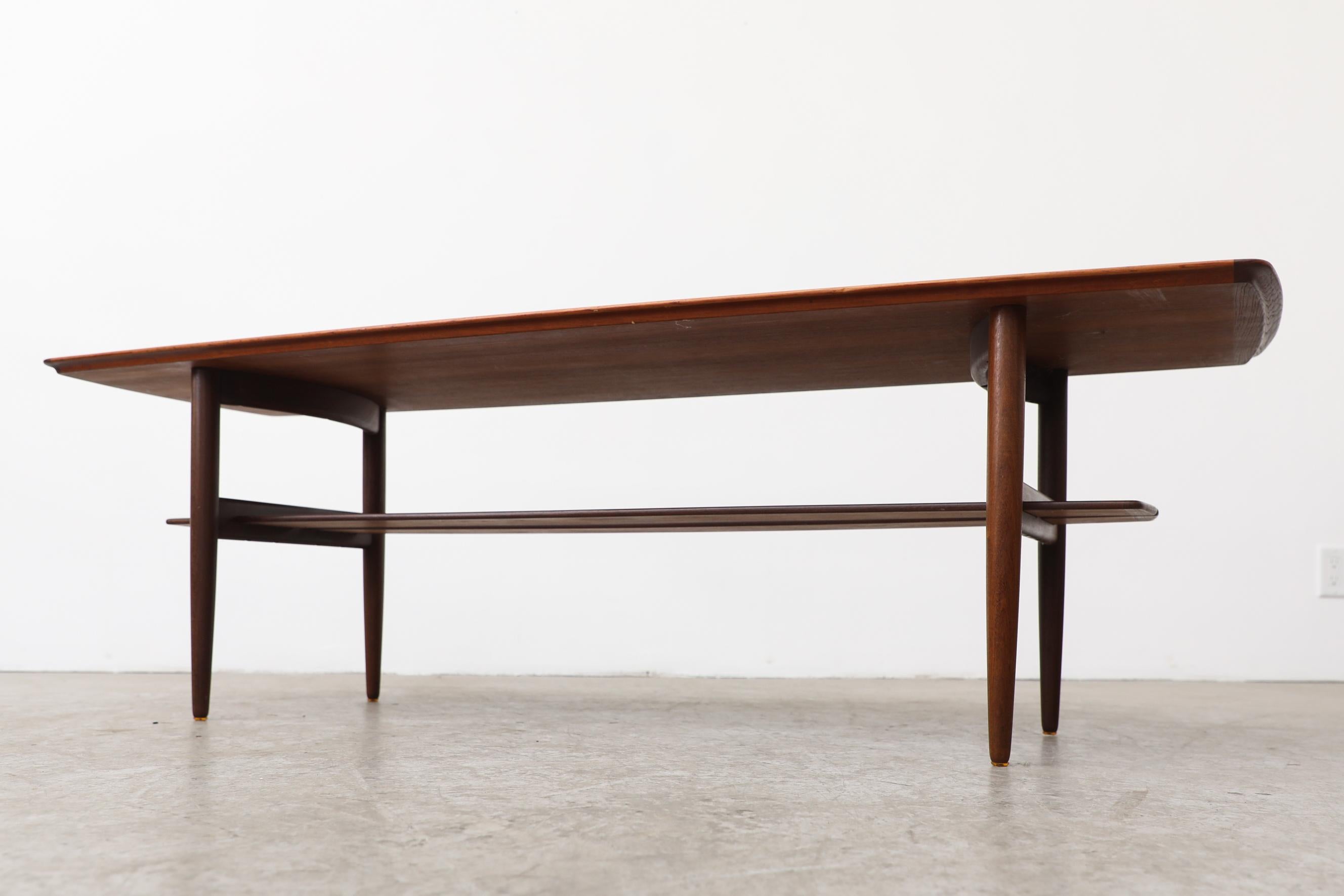 Johannes Andersen Modernist Coffee Table with Lower Shelf 1