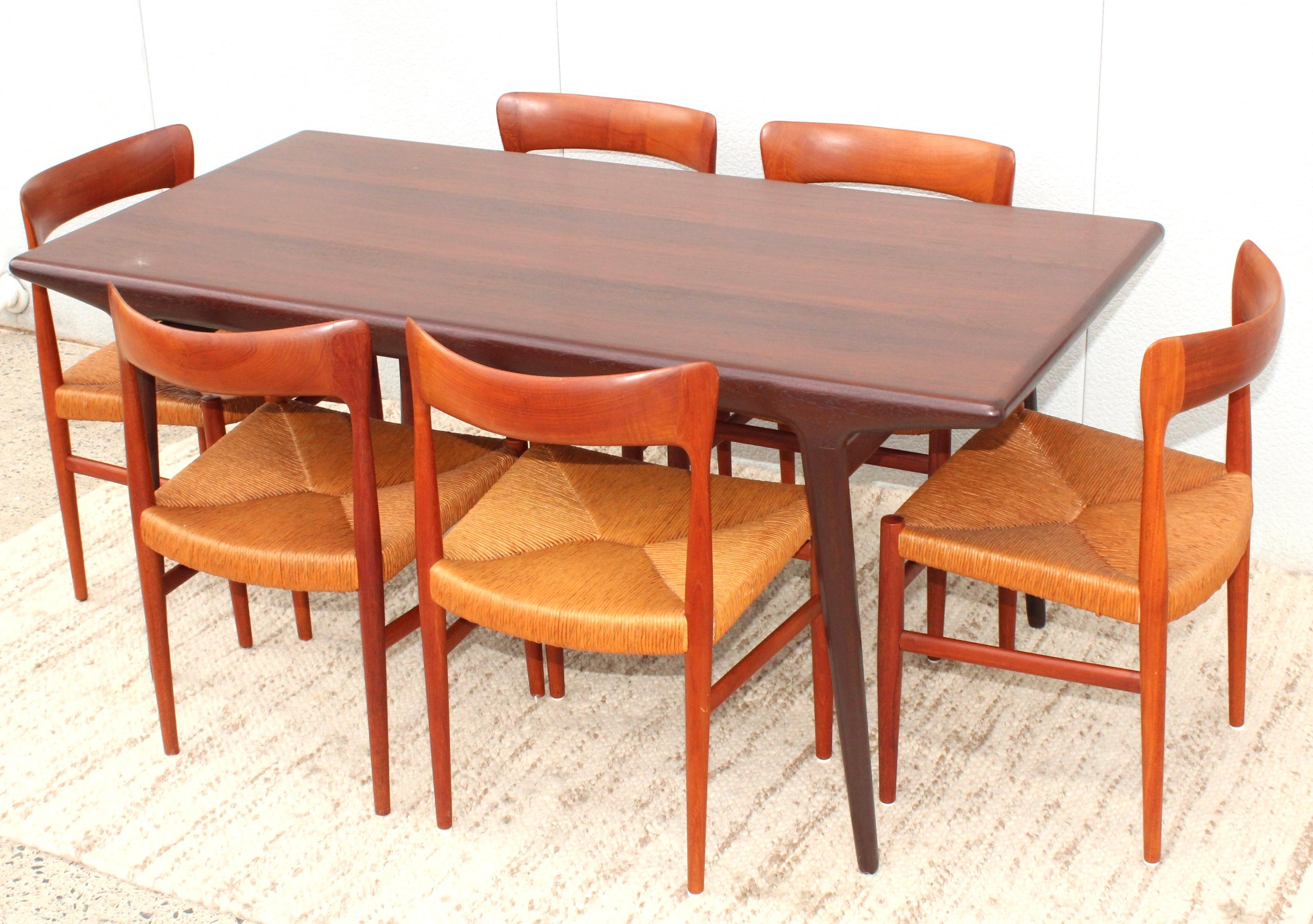 Johannes Andersen Modernist Teak Desk or Dining Table 4