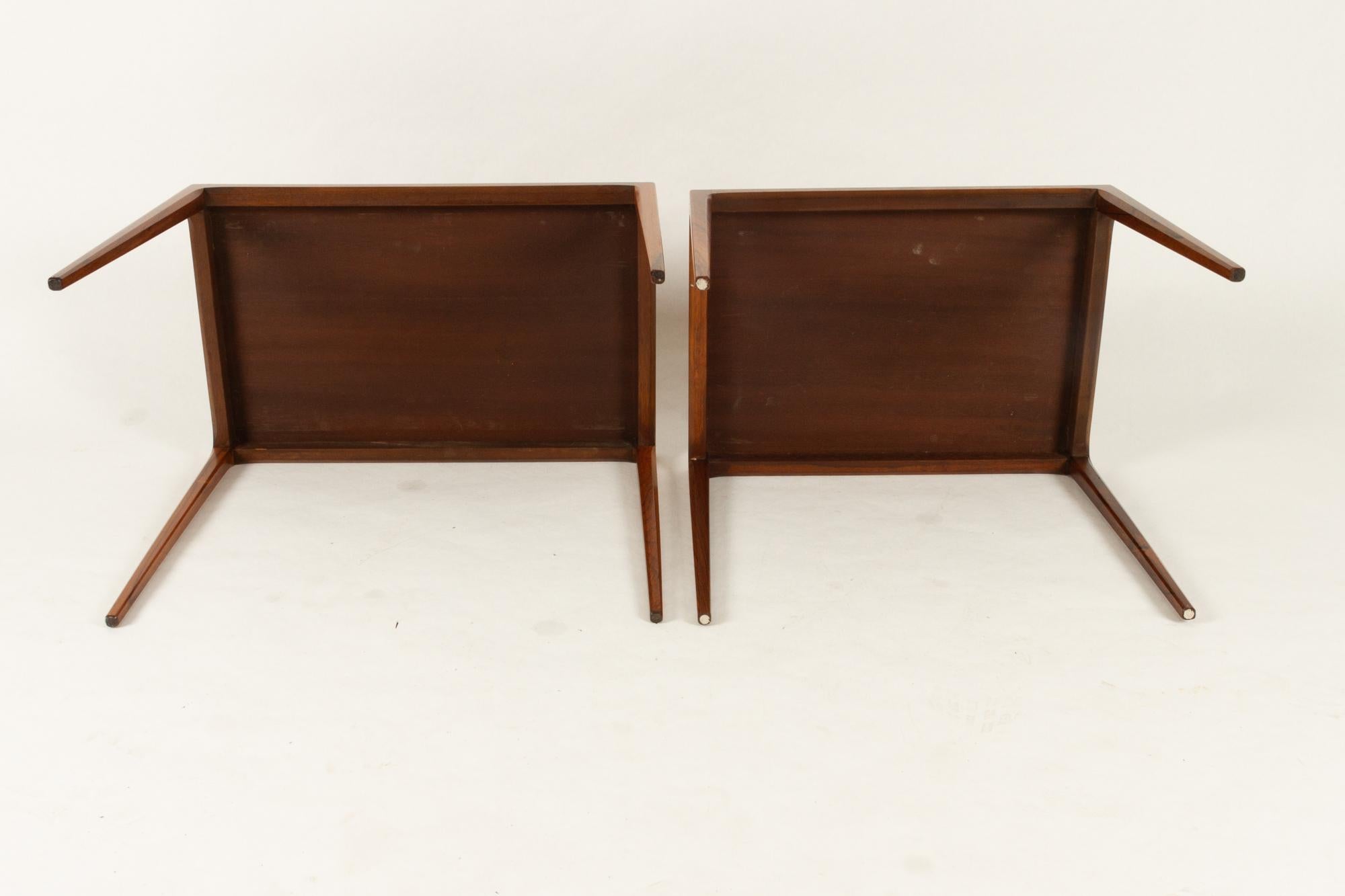 Johannes Andersen Nesting Tables by CFC Silkeborg Denmark, 1960s 10