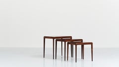 Johannes Andersen, Nesting Tables for CFC Silkeborg, Denmark, circa 1960
