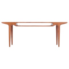 Table basse en teck organique Johannes Andersen