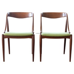 Johannes Andersen Pair of Desk or Side Chairs for Uldum, 1960s