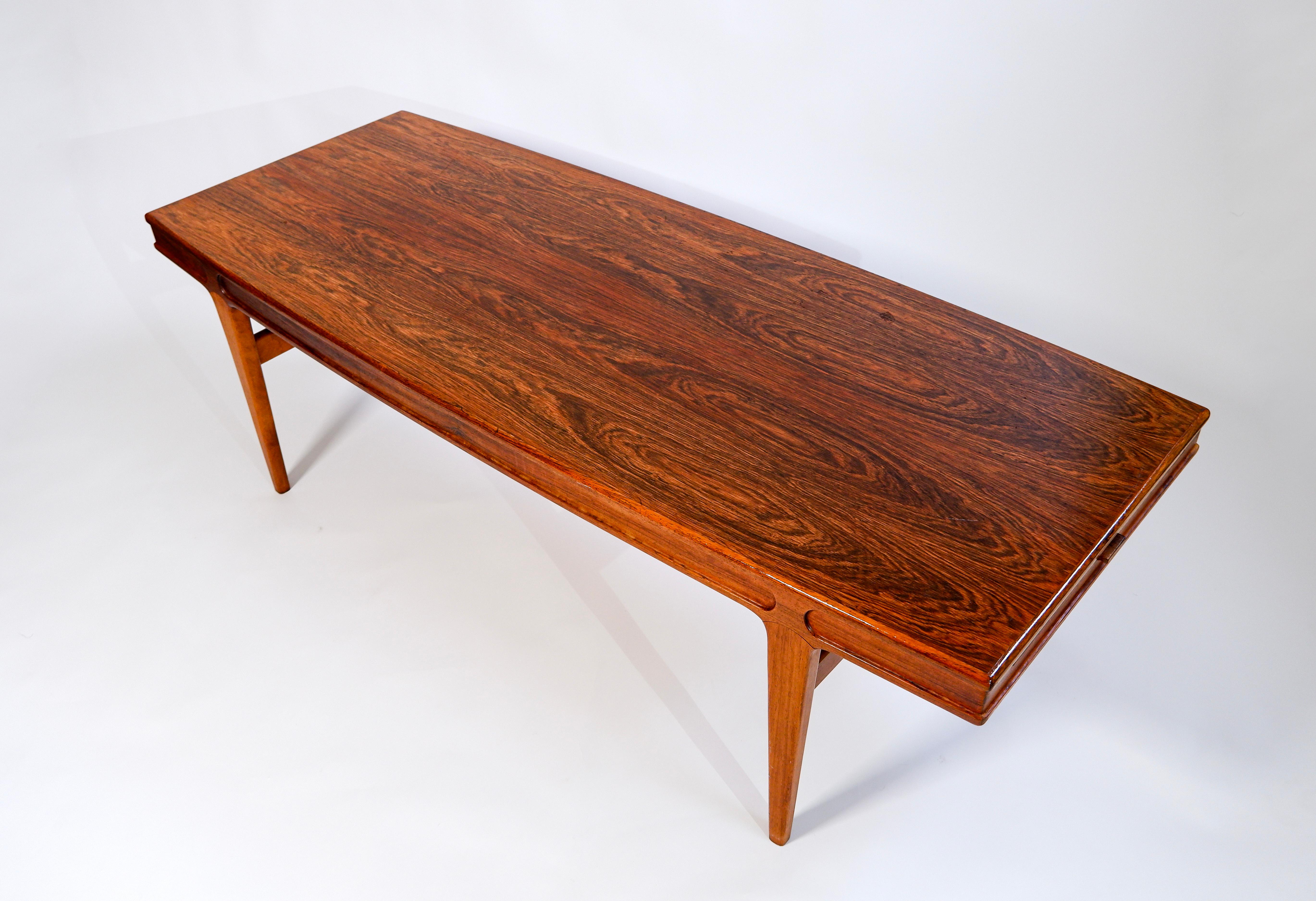 Mid-20th Century Johannes Andersen, rosewood coffee table, circa 1960, denmark