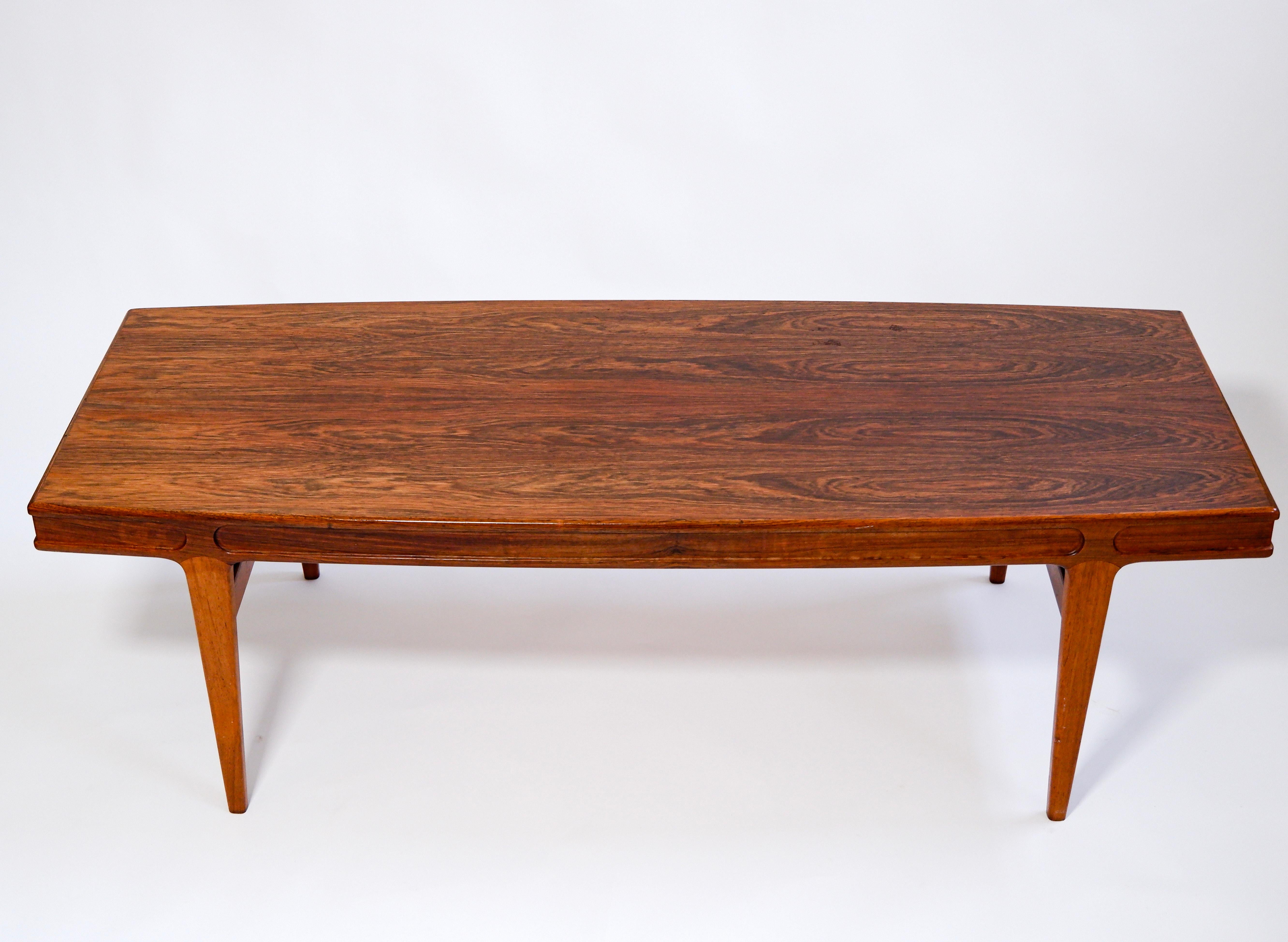 Johannes Andersen, rosewood coffee table, circa 1960, denmark 2