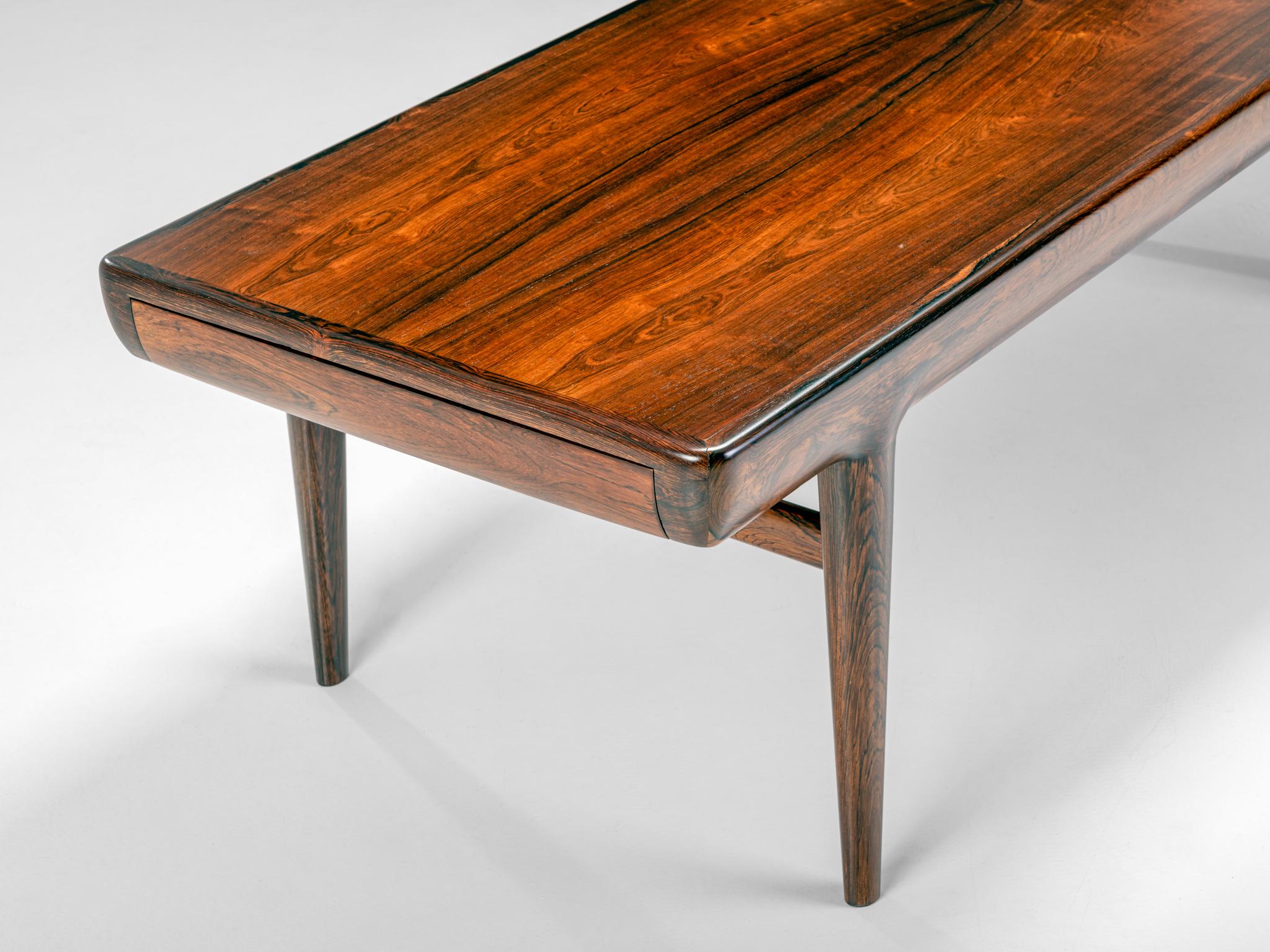 Johannes Andersen Rosewood Coffee Table for CFC Silkeborg, Denmark C1960 For Sale 2
