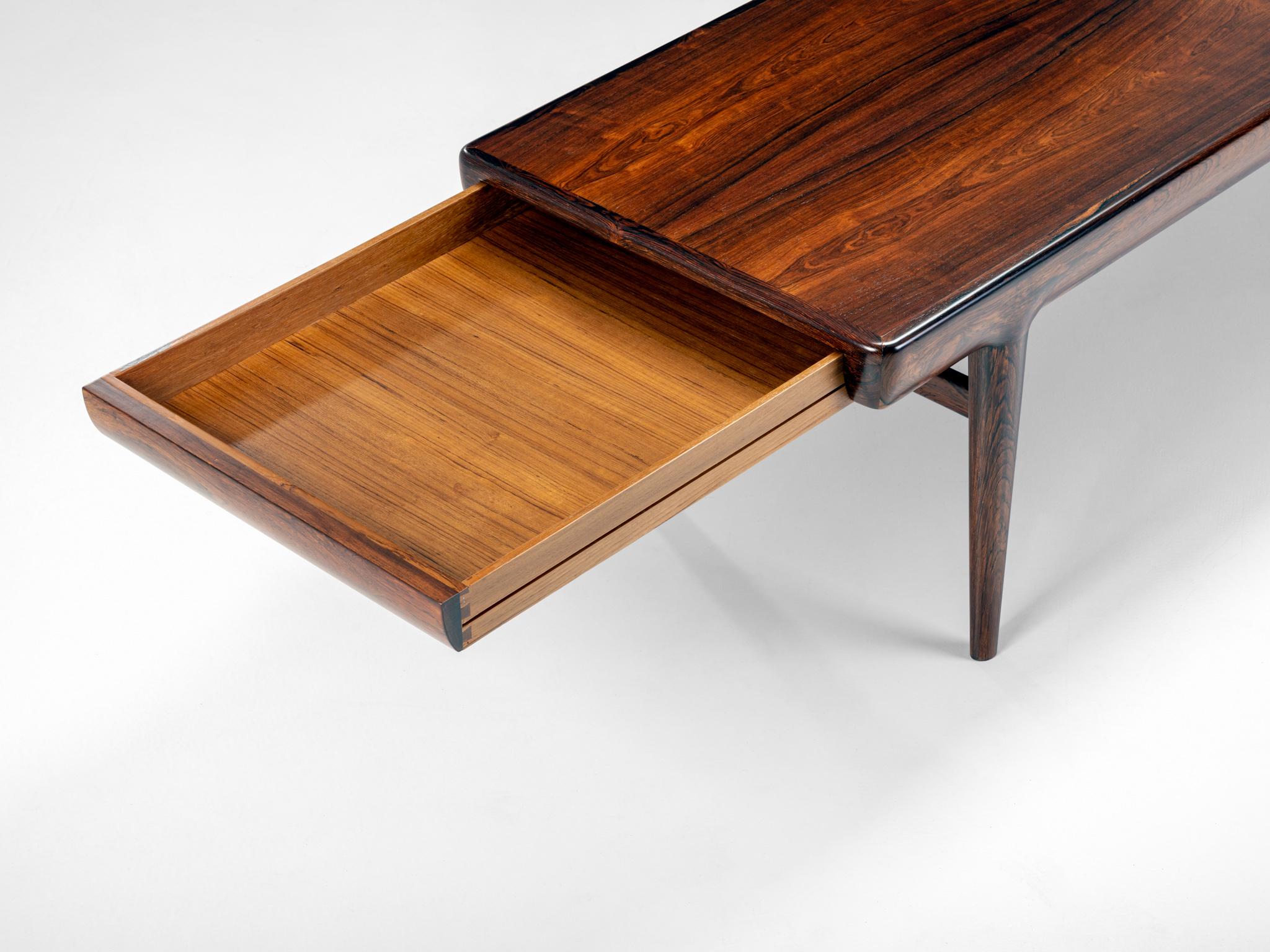 Johannes Andersen Rosewood Coffee Table for CFC Silkeborg, Denmark C1960 For Sale 3