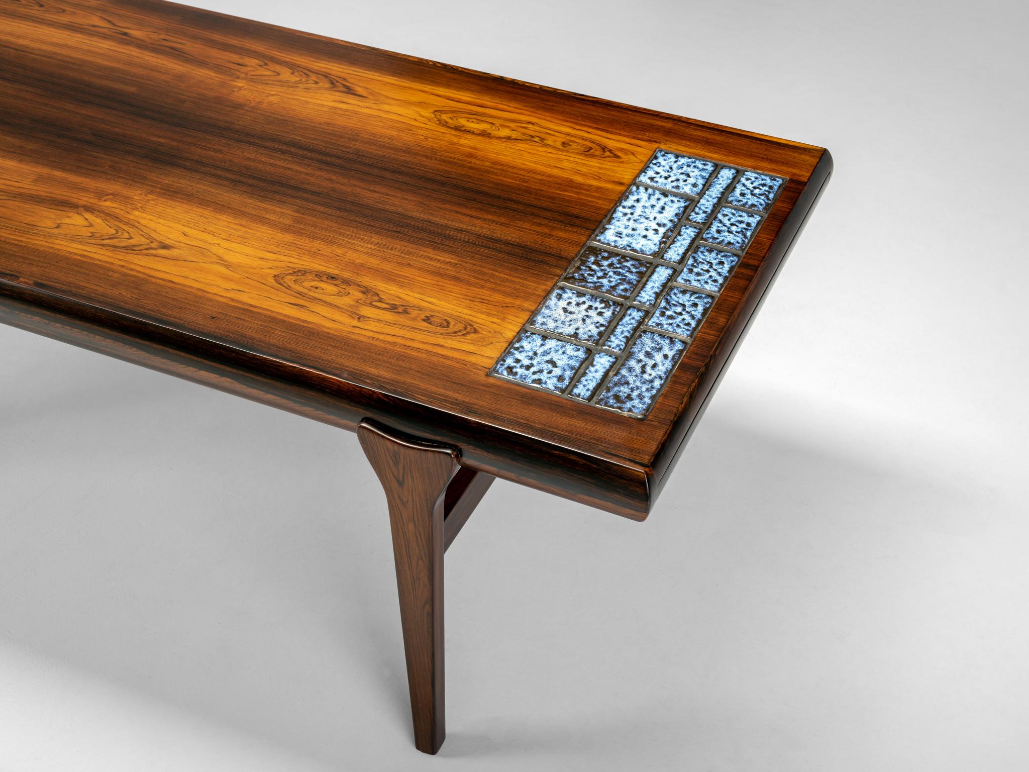 Johannes Andersen Rosewood Coffee Table for CFC Silkeborg, Denmark, C1960 For Sale 1