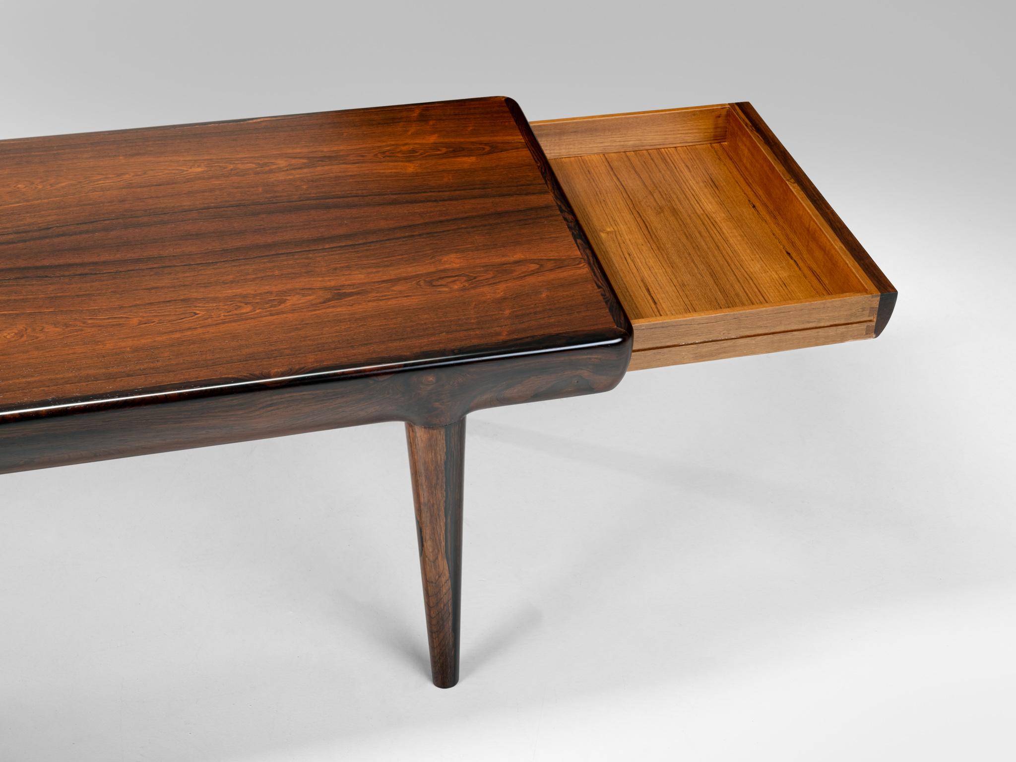 20th Century Johannes Andersen Rosewood Coffee Table for CFC Silkeborg, Denmark C1960 For Sale