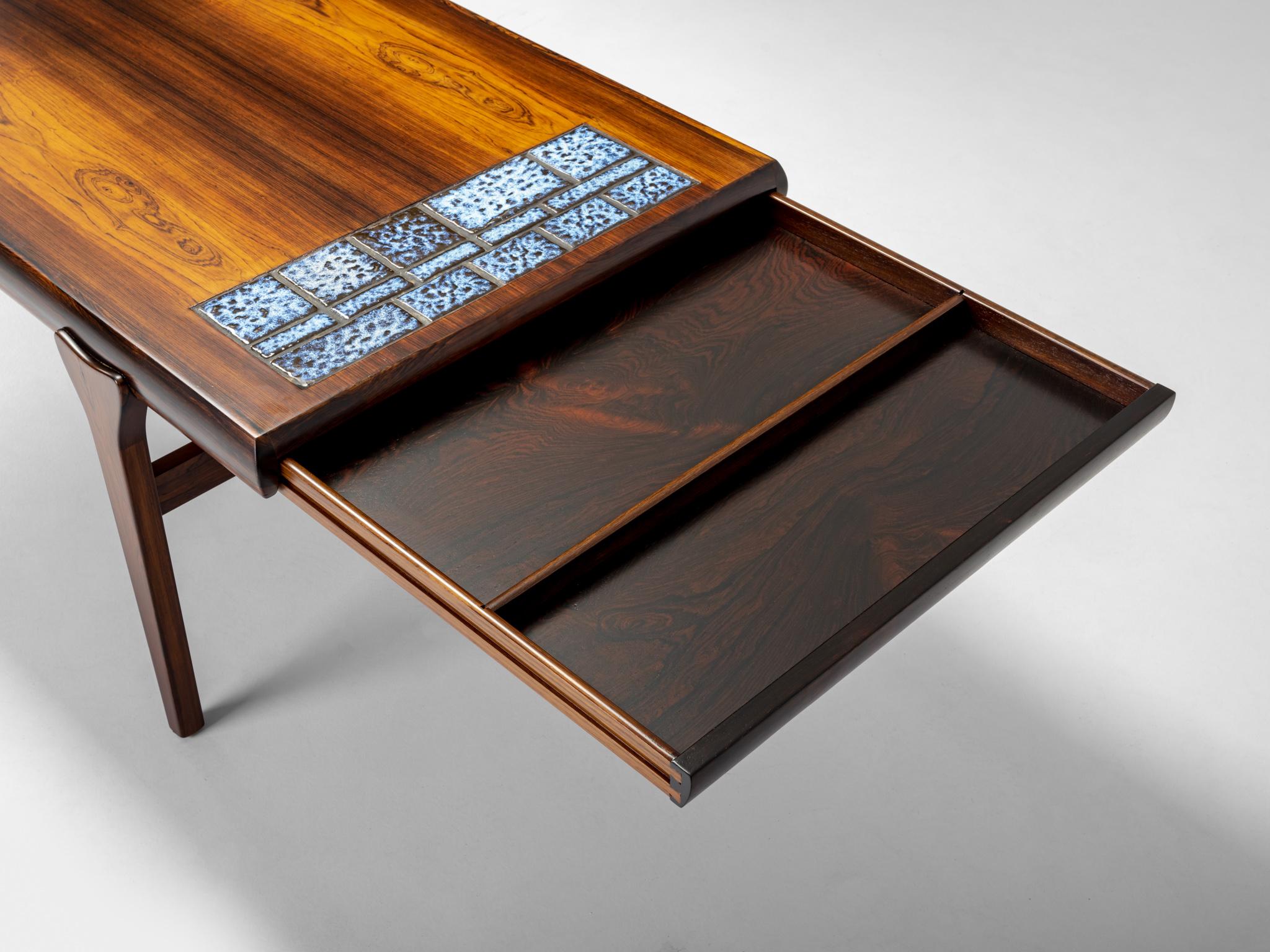 Johannes Andersen Rosewood Coffee Table for CFC Silkeborg, Denmark, C1960 For Sale 3