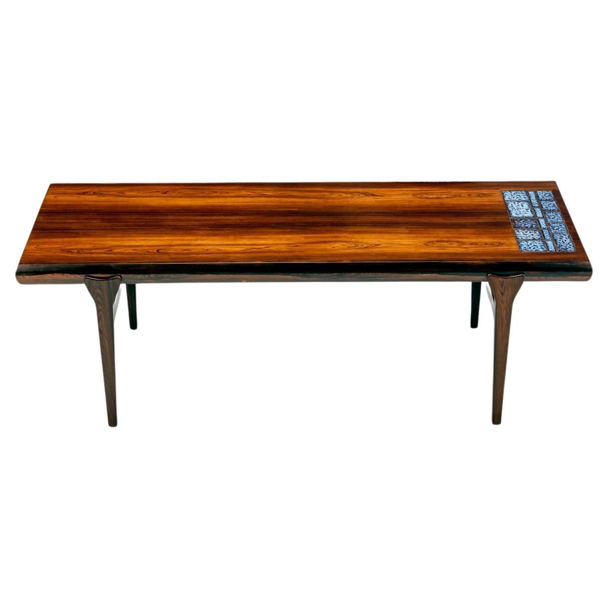 Johannes Andersen Rosewood Coffee Table for CFC Silkeborg, Denmark, C1960 For Sale