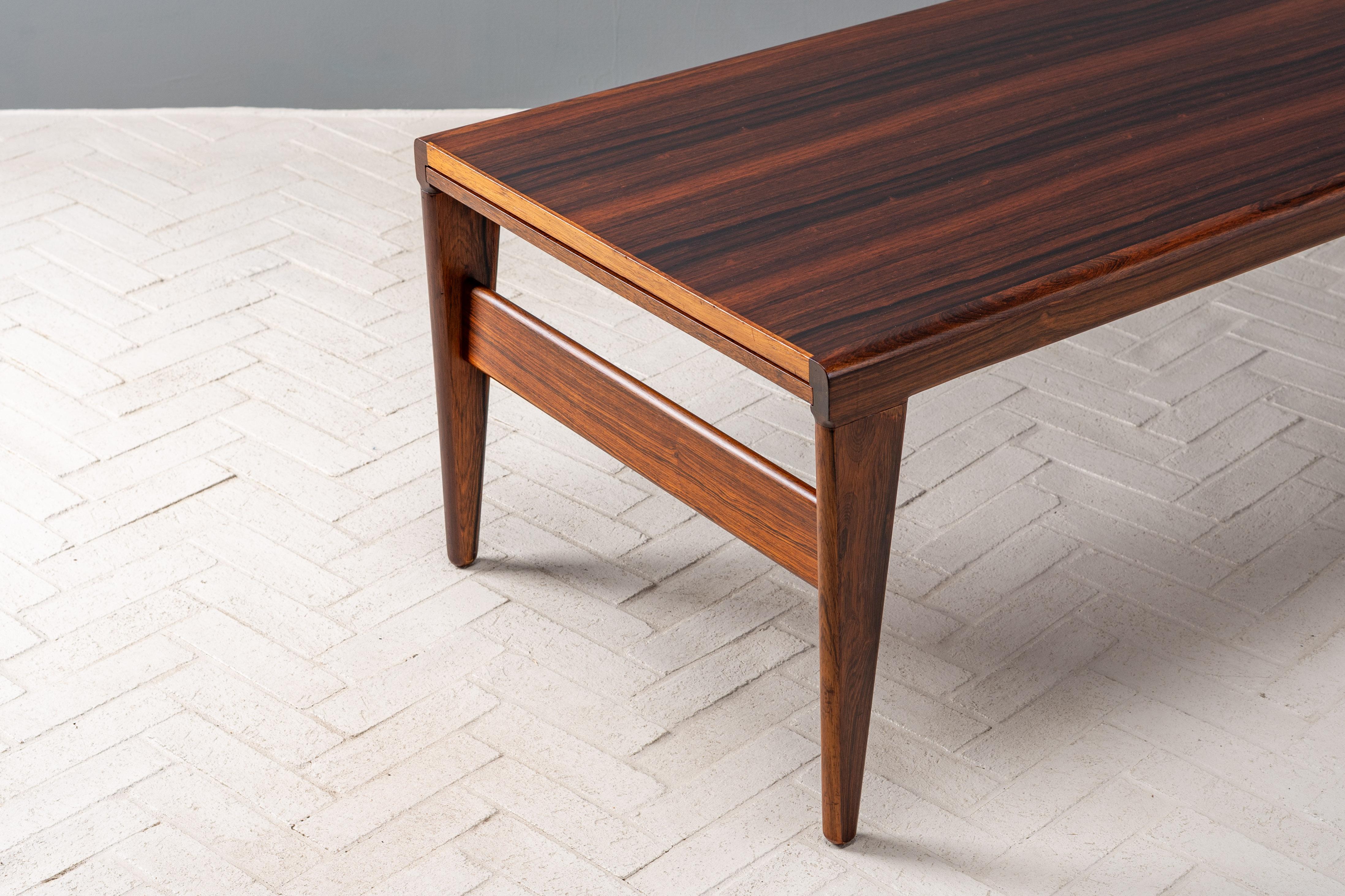 Johannes Andersen Rosewood Coffee Table For Sale 3