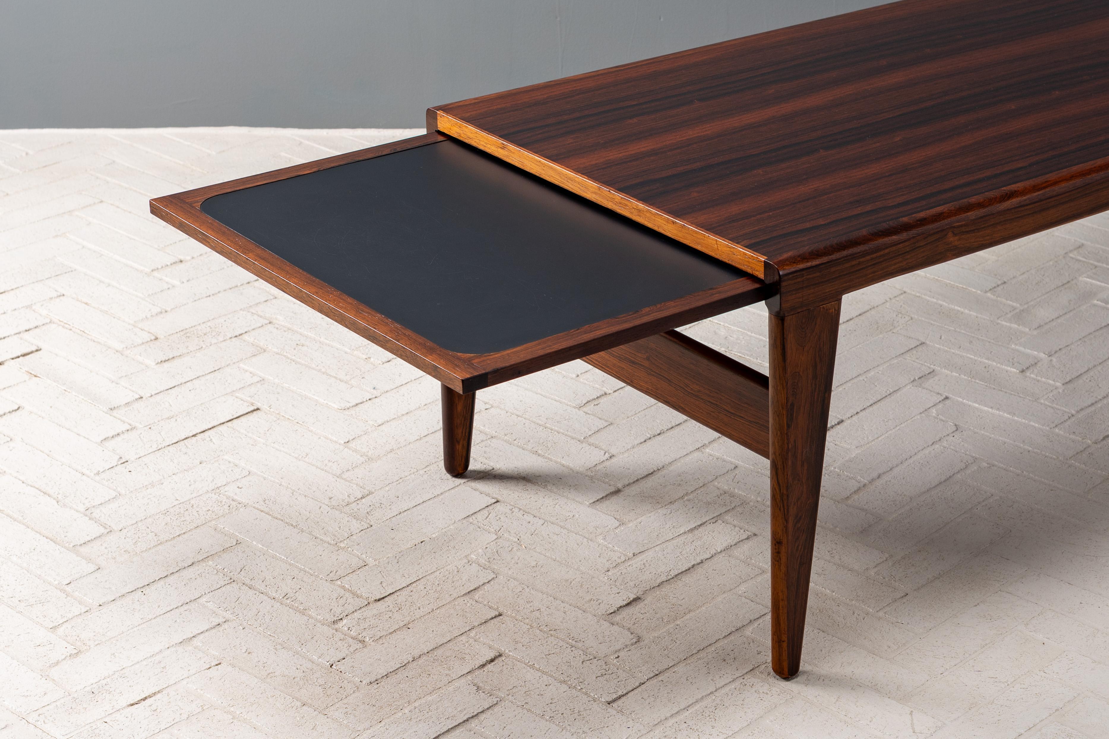Johannes Andersen Rosewood Coffee Table For Sale 4