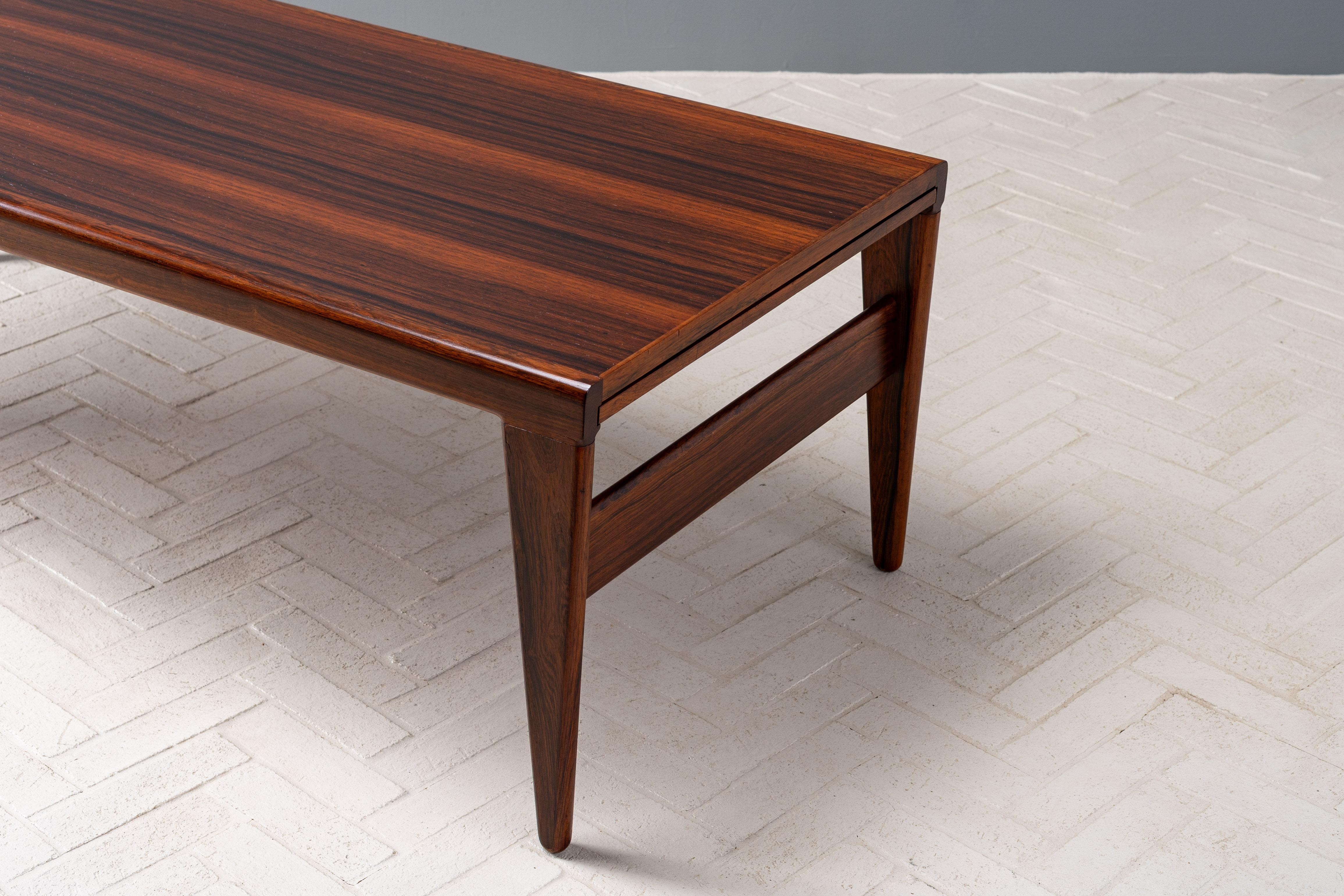 Johannes Andersen Rosewood Coffee Table For Sale 5