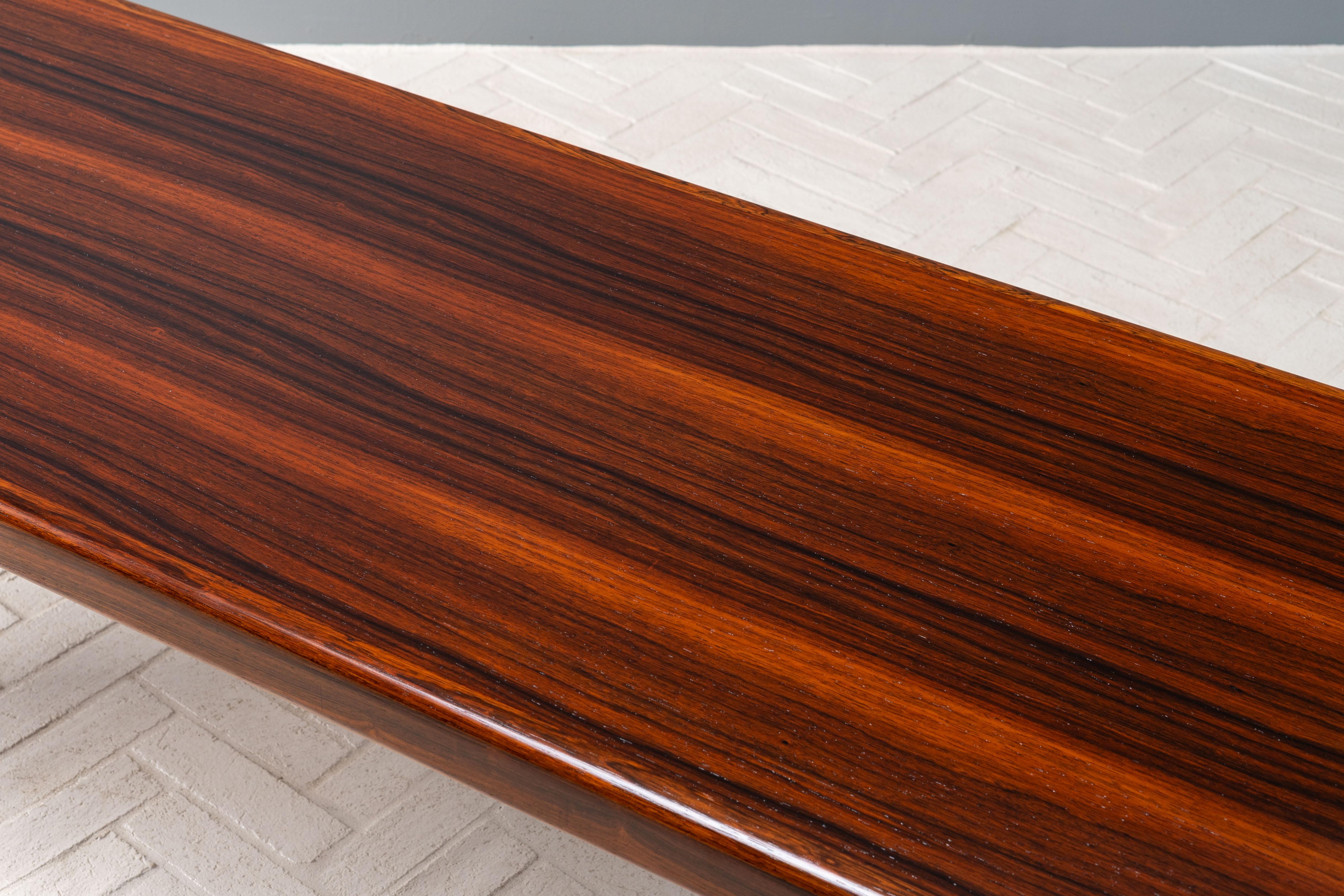 Laminate Johannes Andersen Rosewood Coffee Table For Sale