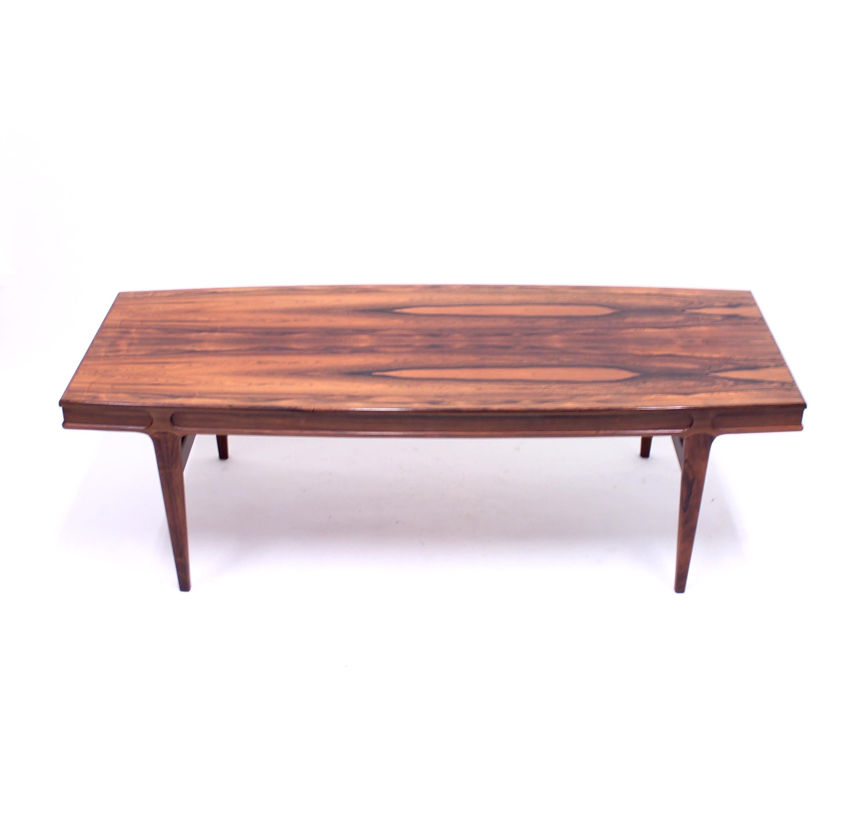 Mid-20th Century Johannes Andersen, Rosewood Coffee Table for Trensum, 1960s