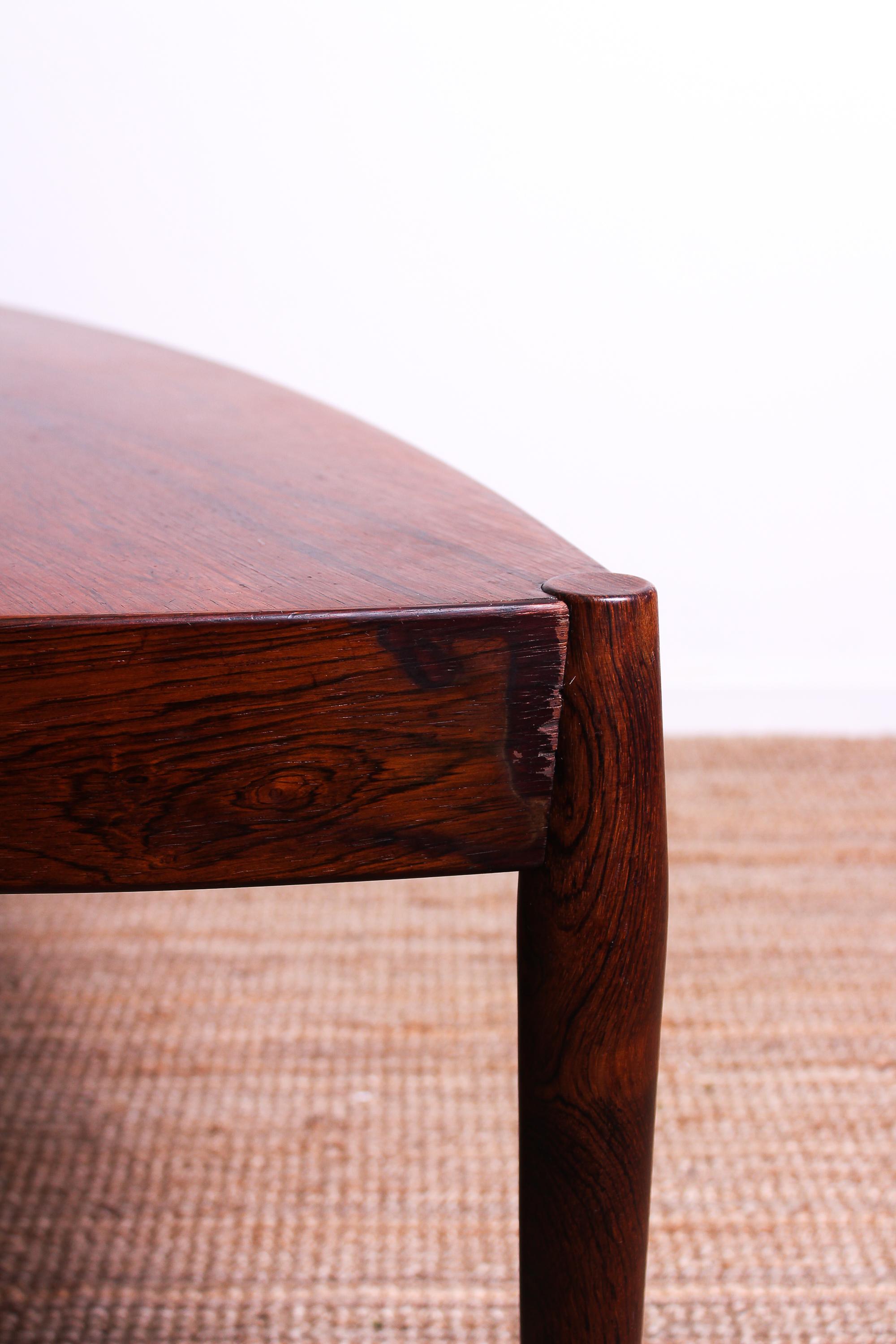 Johannes Andersen Rosewood Coffee Table for Tresnum, 1950s For Sale 6