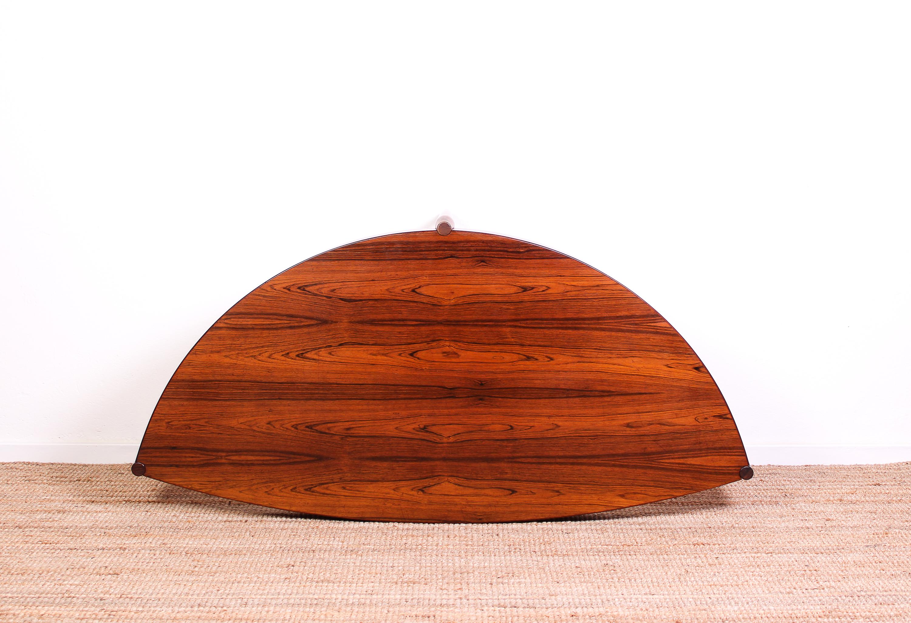 Johannes Andersen Rosewood Coffee Table for Tresnum, 1950s For Sale 8