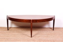 Johannes Andersen Rosewood Coffee Table for Tresnum, 1950s