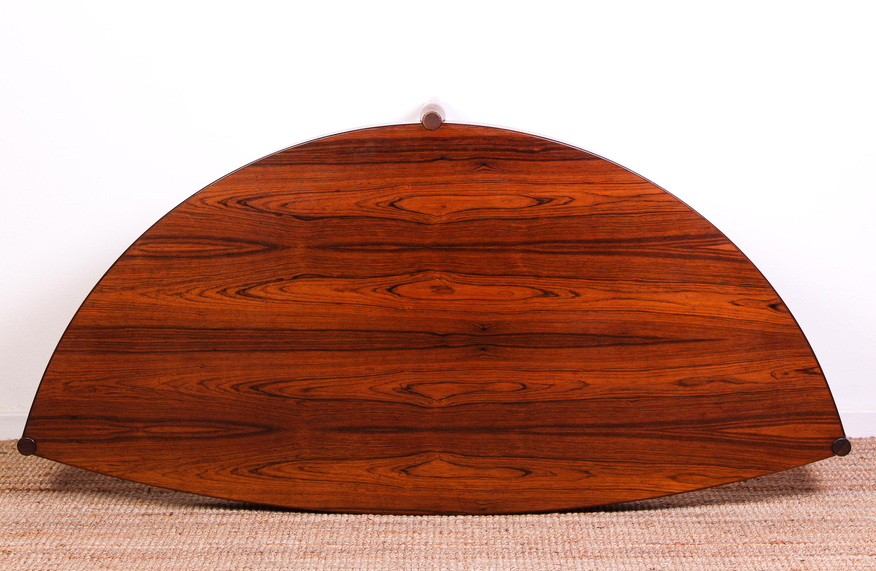 Johannes Andersen Rosewood Coffee Table for Tresnum, 1950s For Sale 1